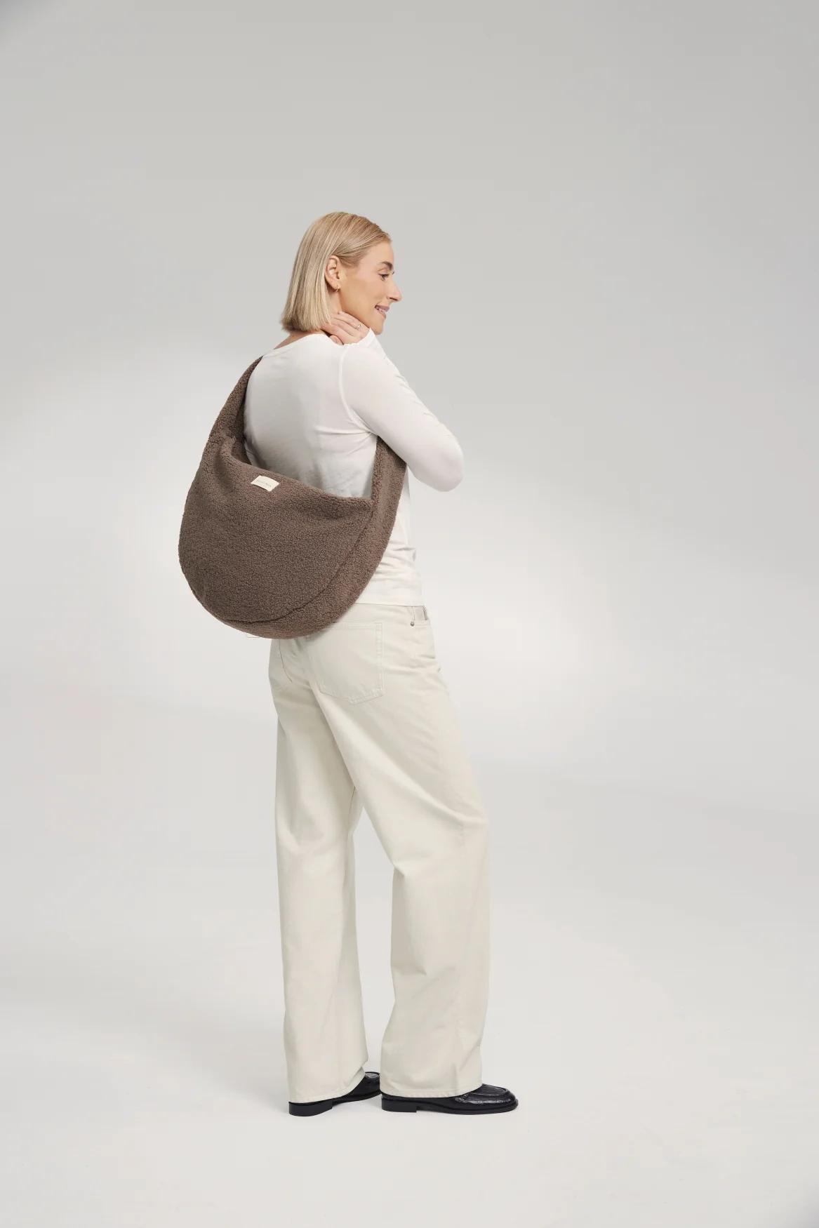 Teddy Cross Body Bag | Brown - Image 9
