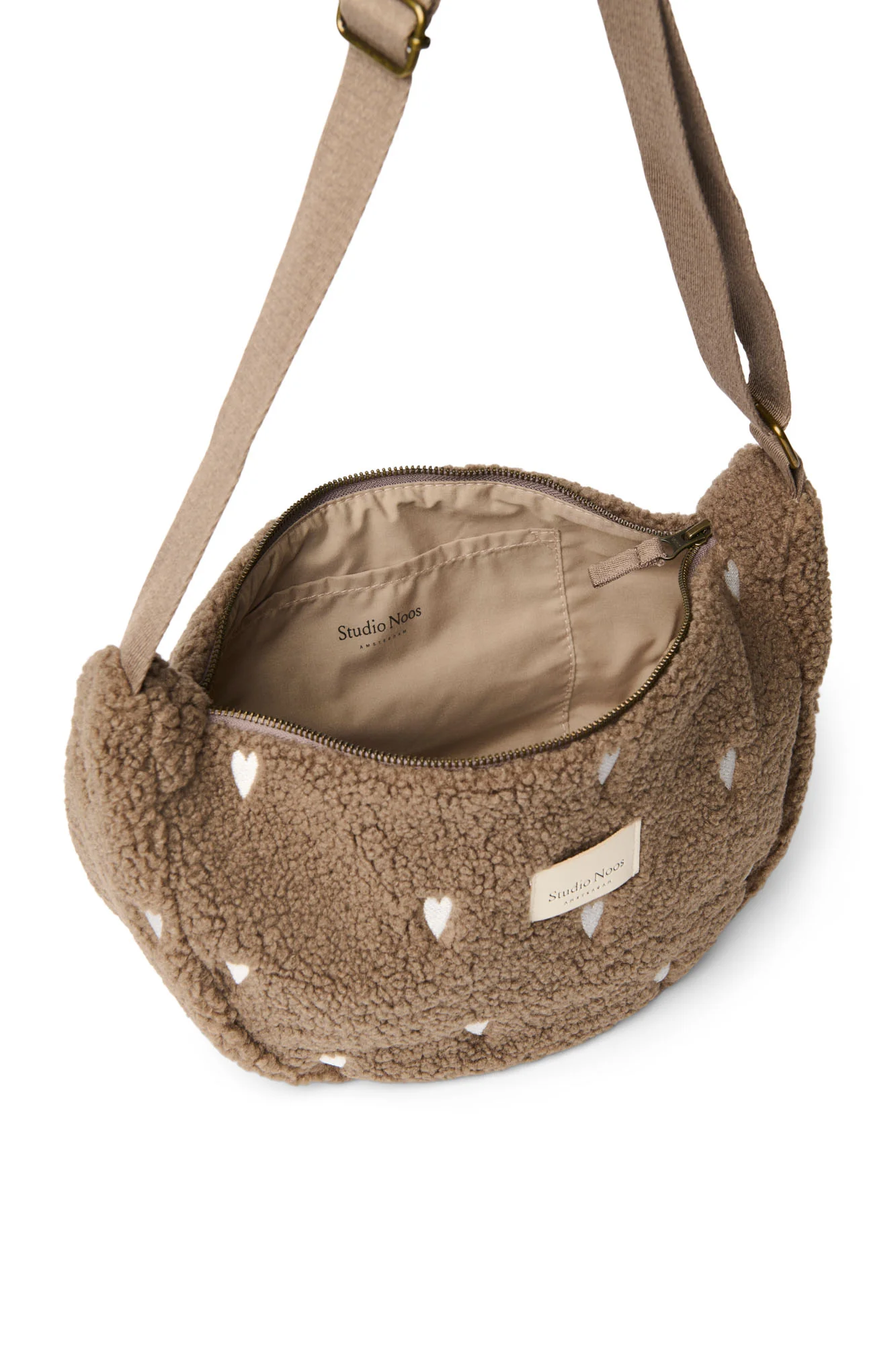Teddy Adult Fanny Pack | Brown Hearts - Image 6
