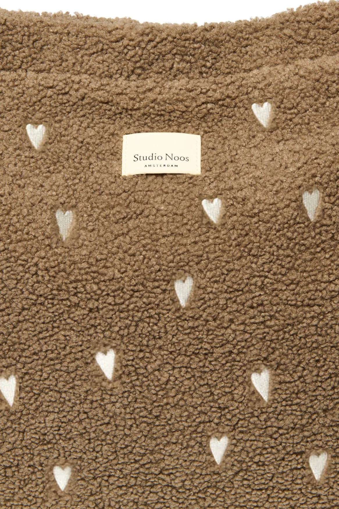 Teddy Diaper Bag | Brown Hearts - Image 7