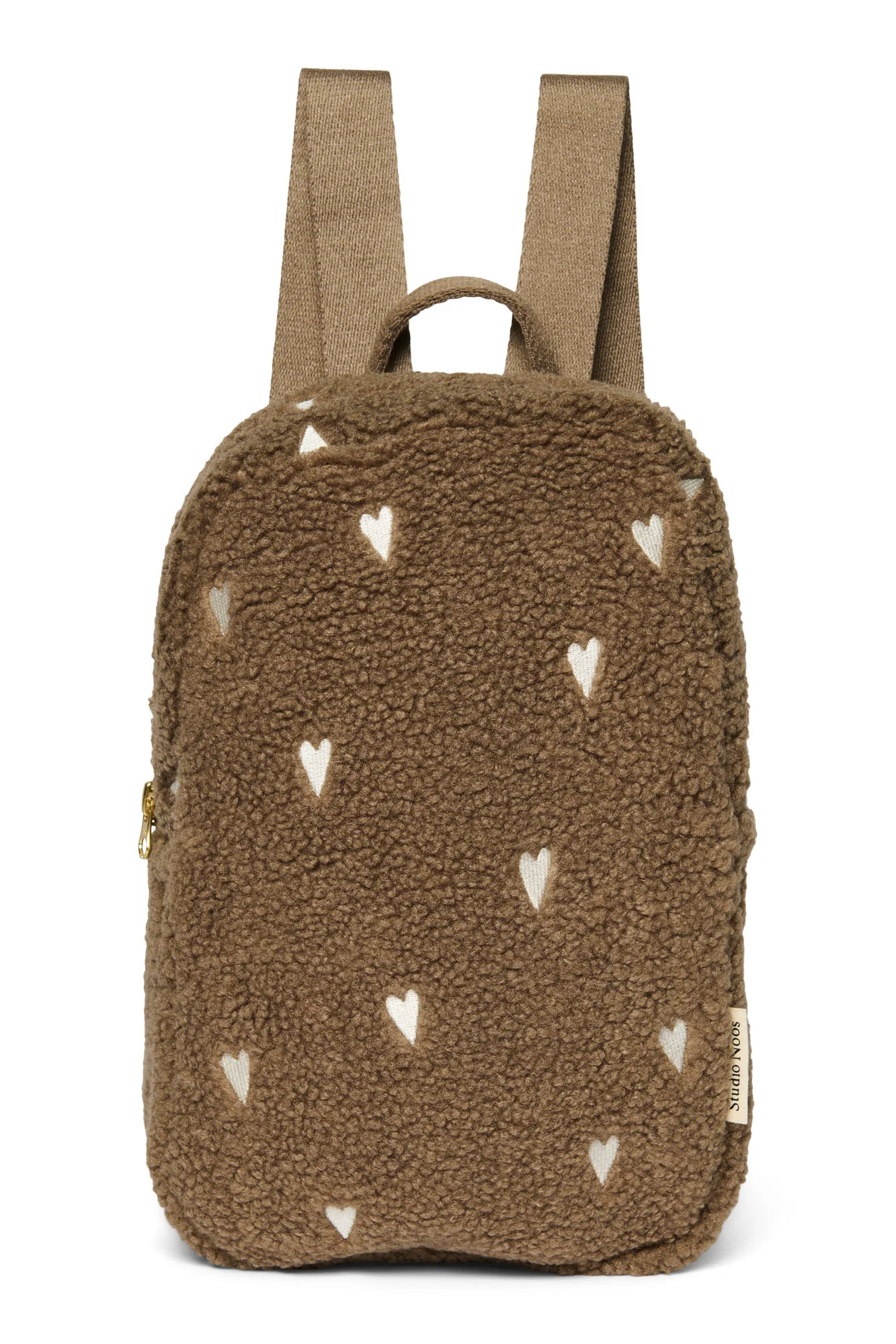 Teddy Mini Backpack | Brown Hearts - Image 5