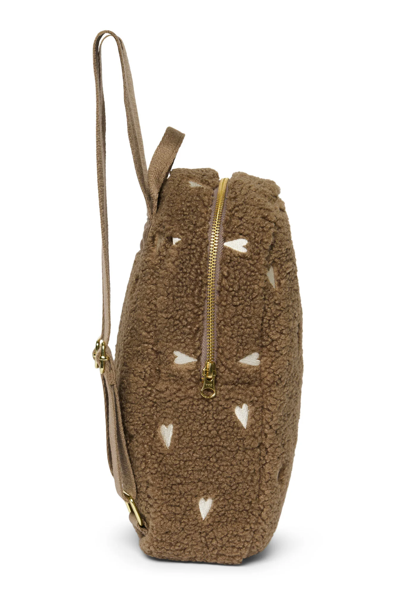 Teddy Mini Backpack | Brown Hearts - Image 6