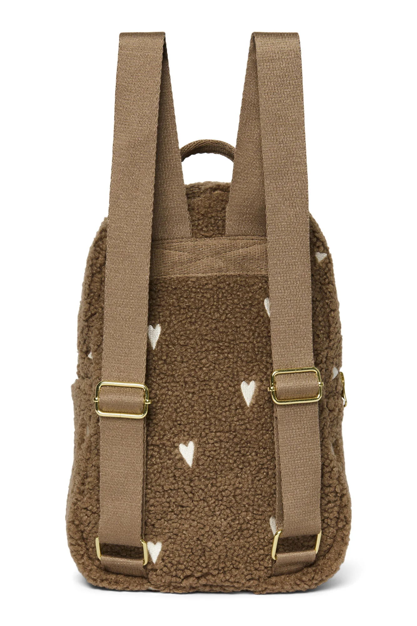 Teddy Mini Backpack | Brown Hearts - Image 7