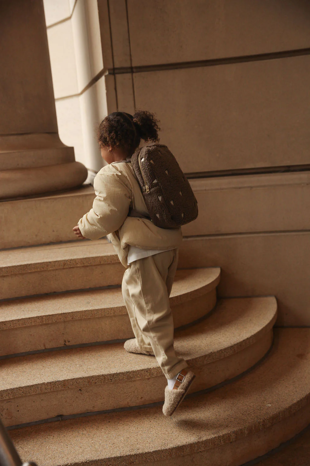 Teddy Mini Backpack | Brown Hearts - Image 8