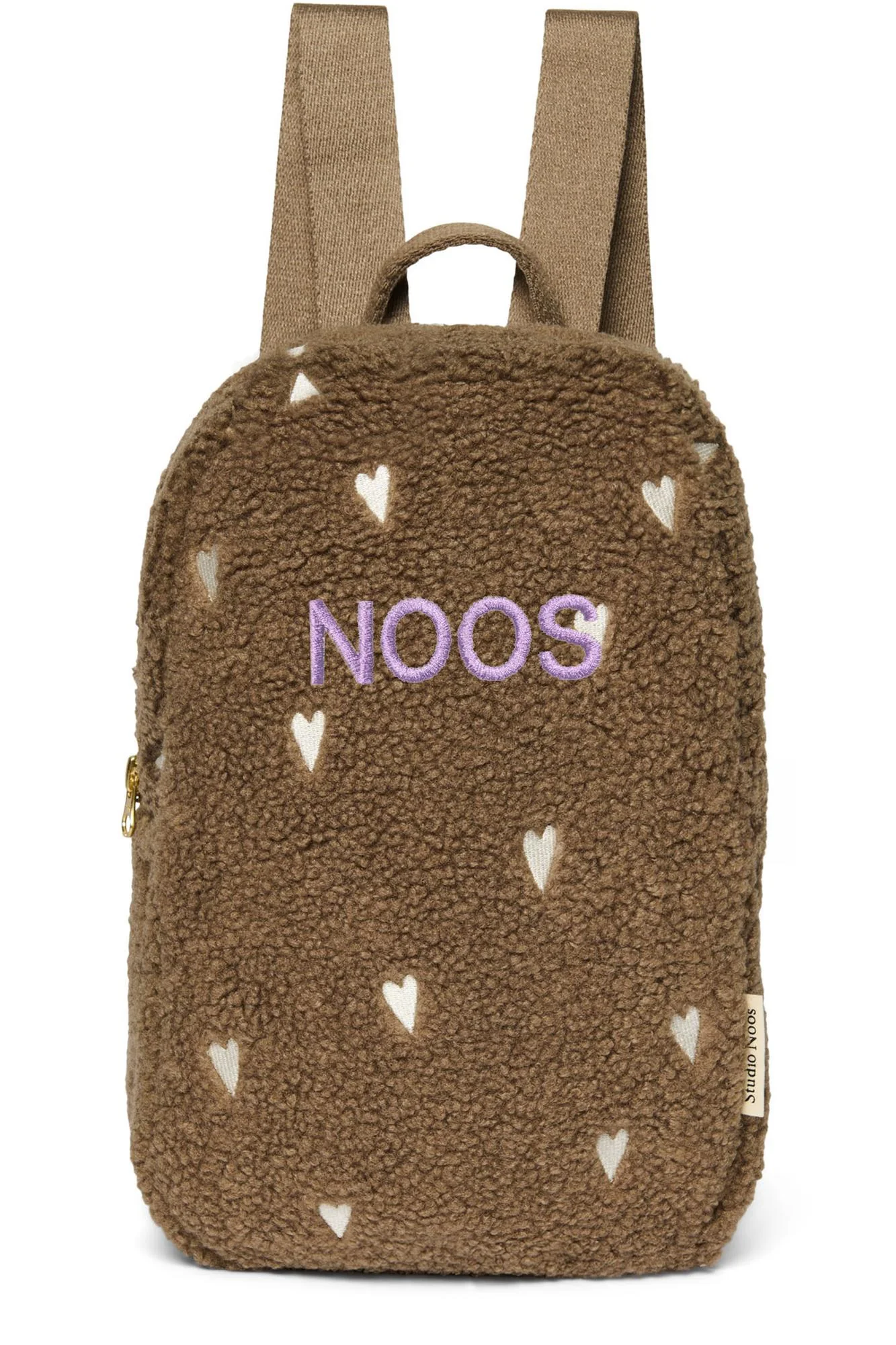 Teddy Mini Backpack | Brown Hearts - Image 9