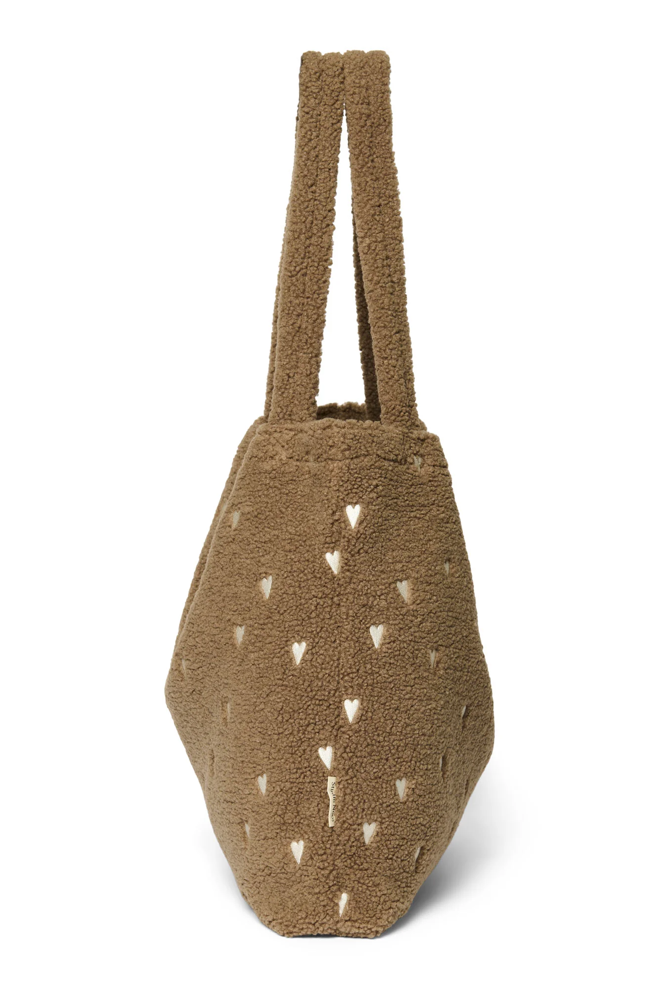 Teddy Mom Bag | Brown Hearts - Image 5