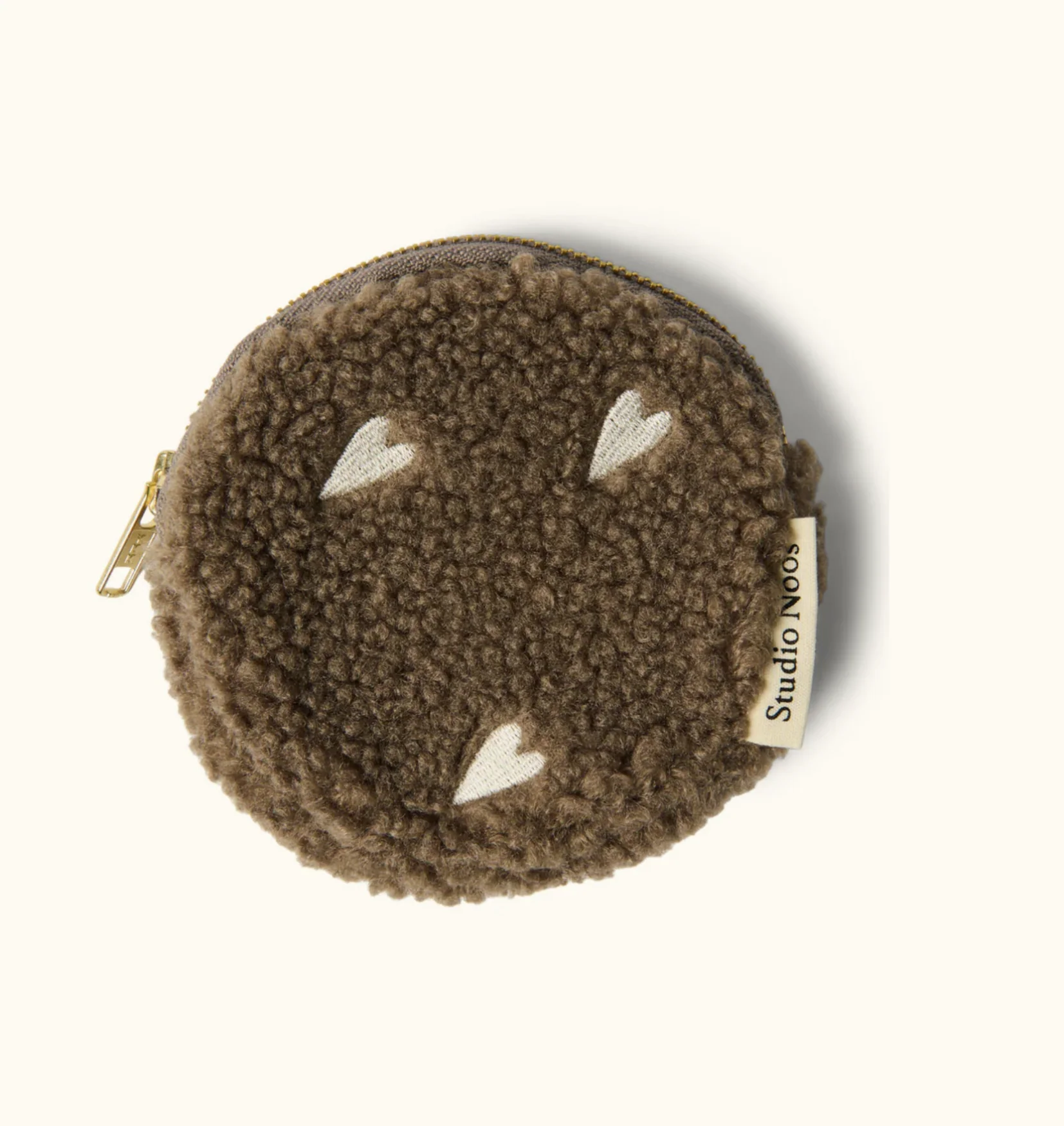 Teddy Wallet | Brown Hearts