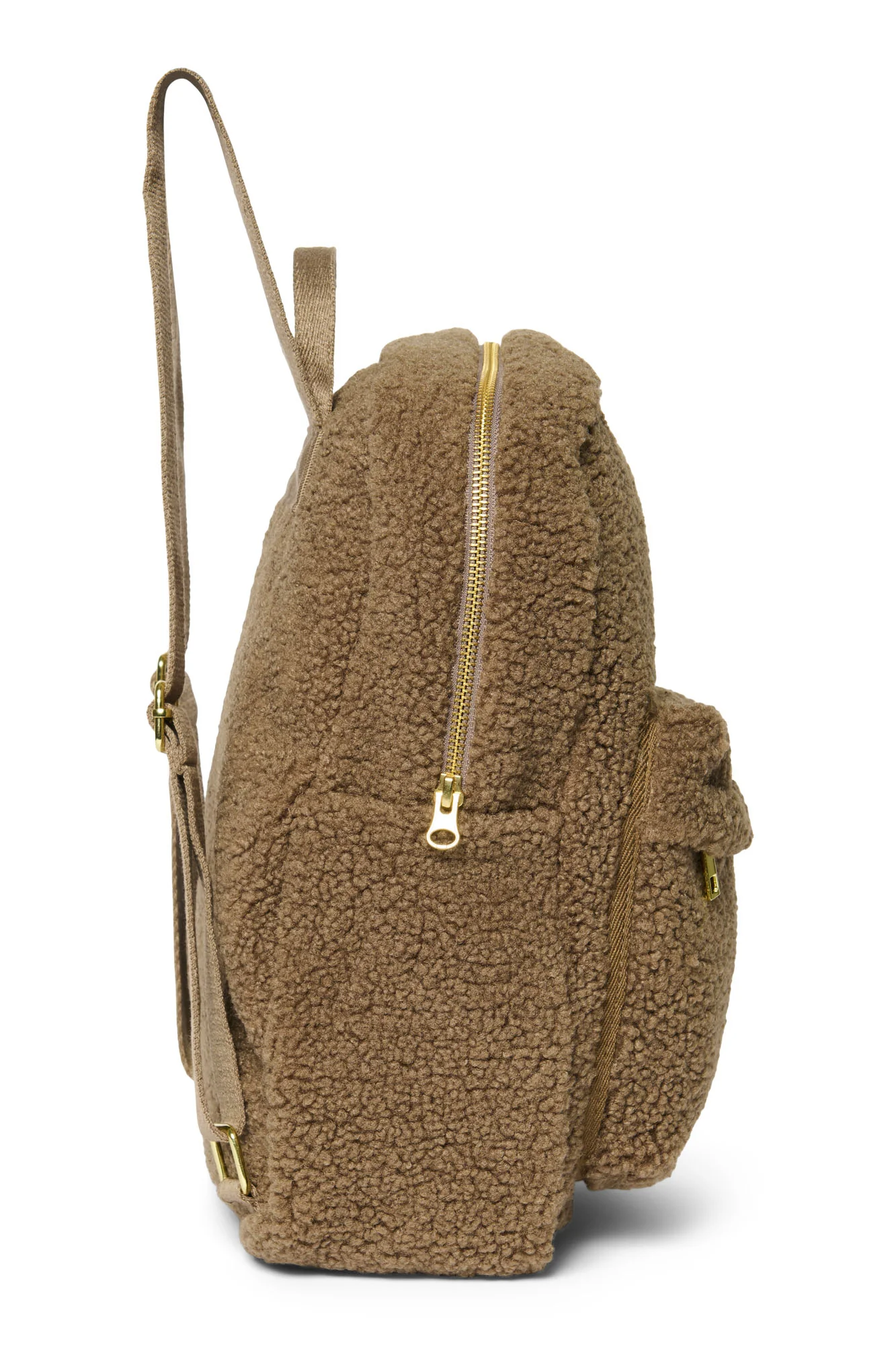 Teddy Midi Backpack Front Pocket | Brown - Image 4