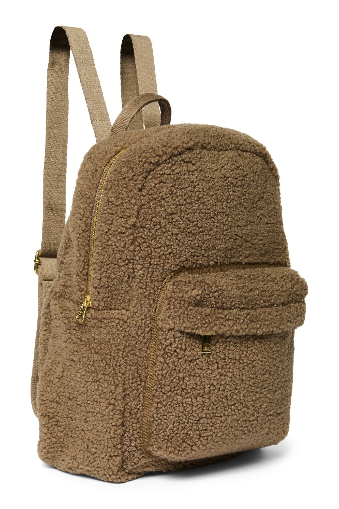 Teddy Midi Backpack Front Pocket | Brown - Image 5