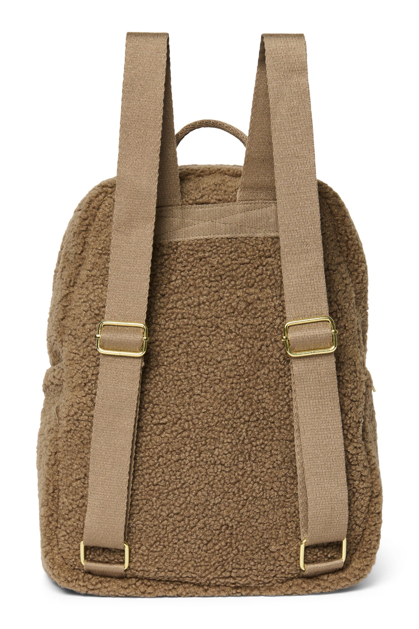 Teddy Midi Backpack Front Pocket | Brown - Image 6
