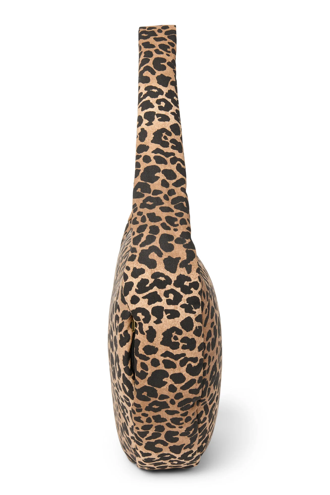 Cotton Cross Body Bag | Brown Leopard - Image 6