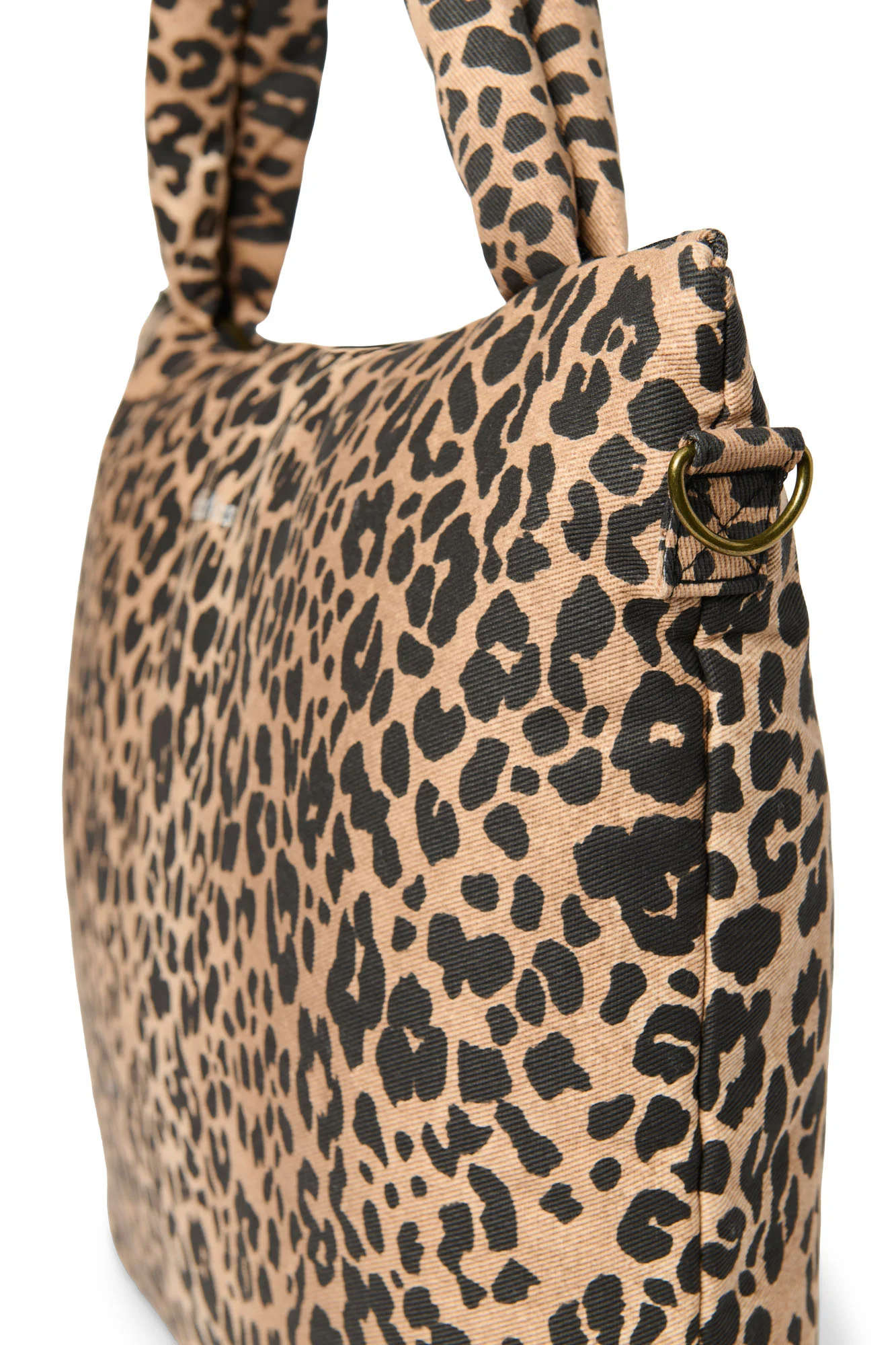 Cotton Diaper Bag | Brown Leopard - Image 5