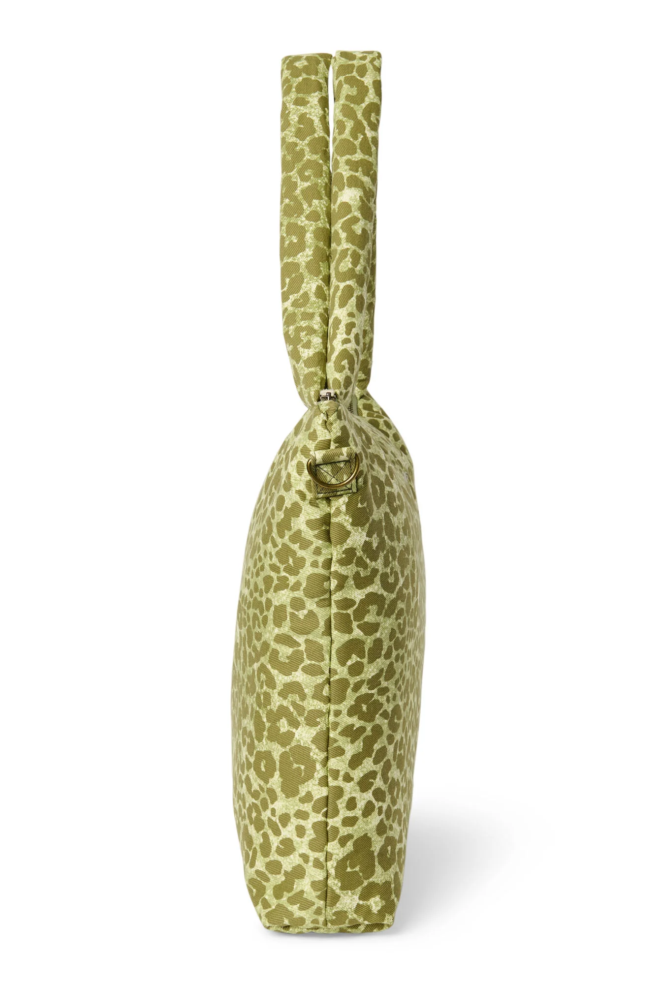 Cotton Diaper Bag | Green Leopard - Image 3