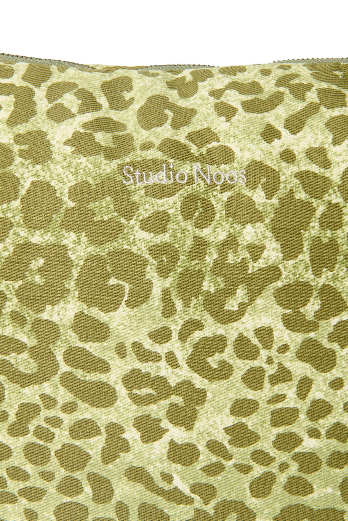 Cotton Diaper Bag | Green Leopard - Image 4