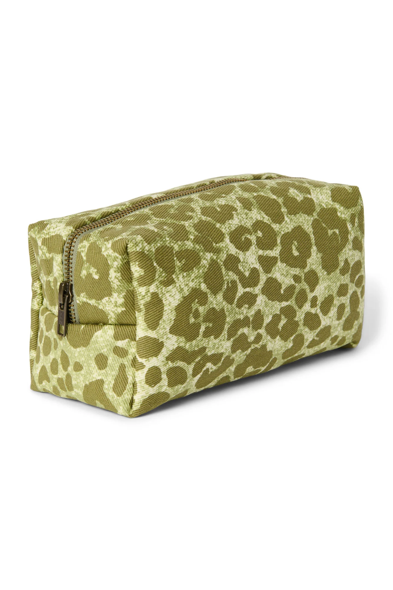 Cotton Pouch | Green Leopard - Image 3