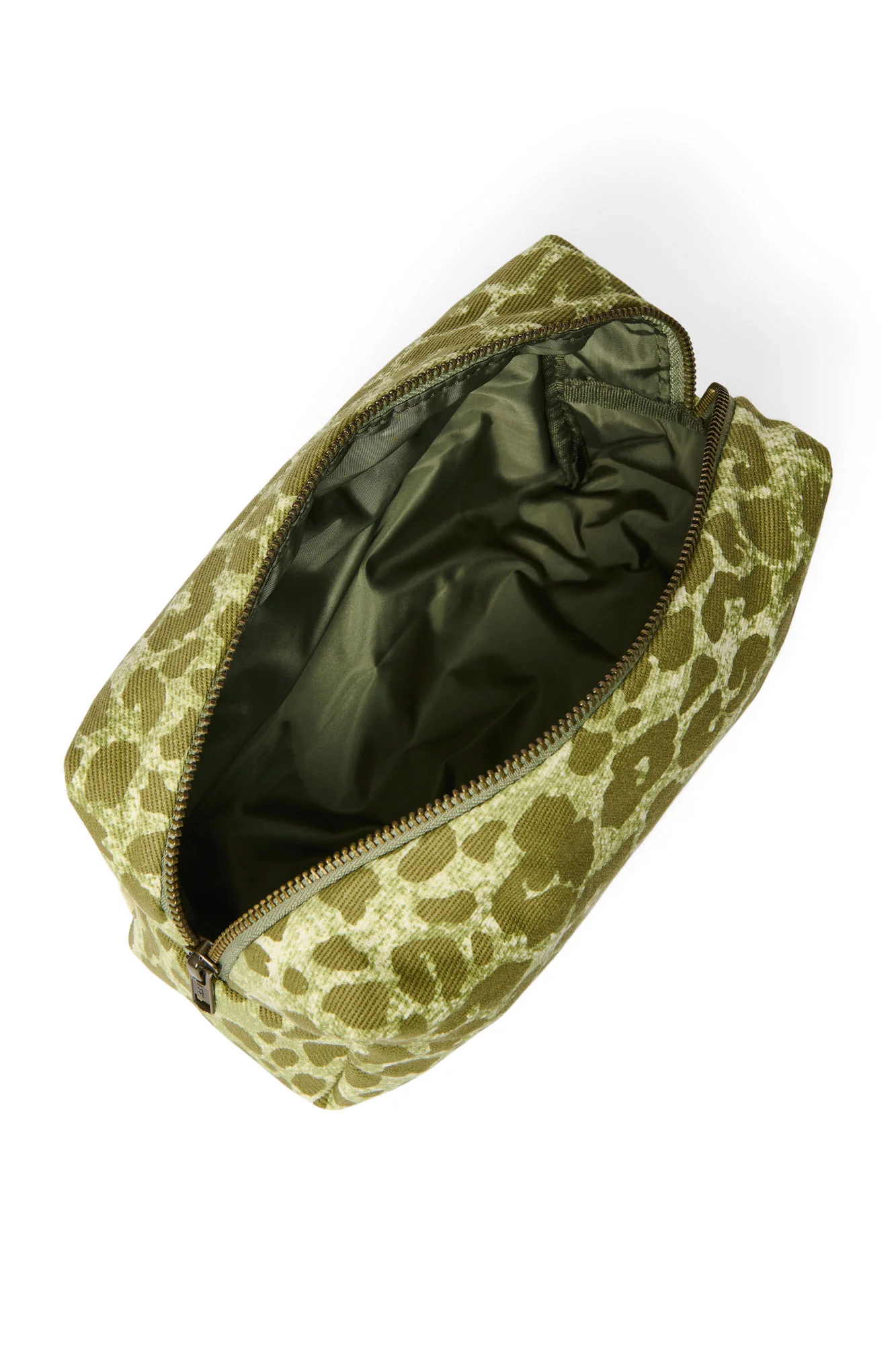 Cotton Pouch | Green Leopard - Image 4