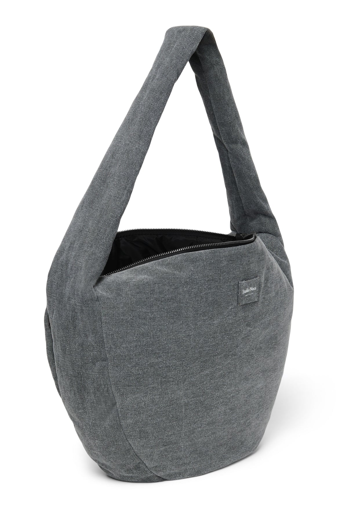 Denim Cross Body Bag | Grey - Image 4
