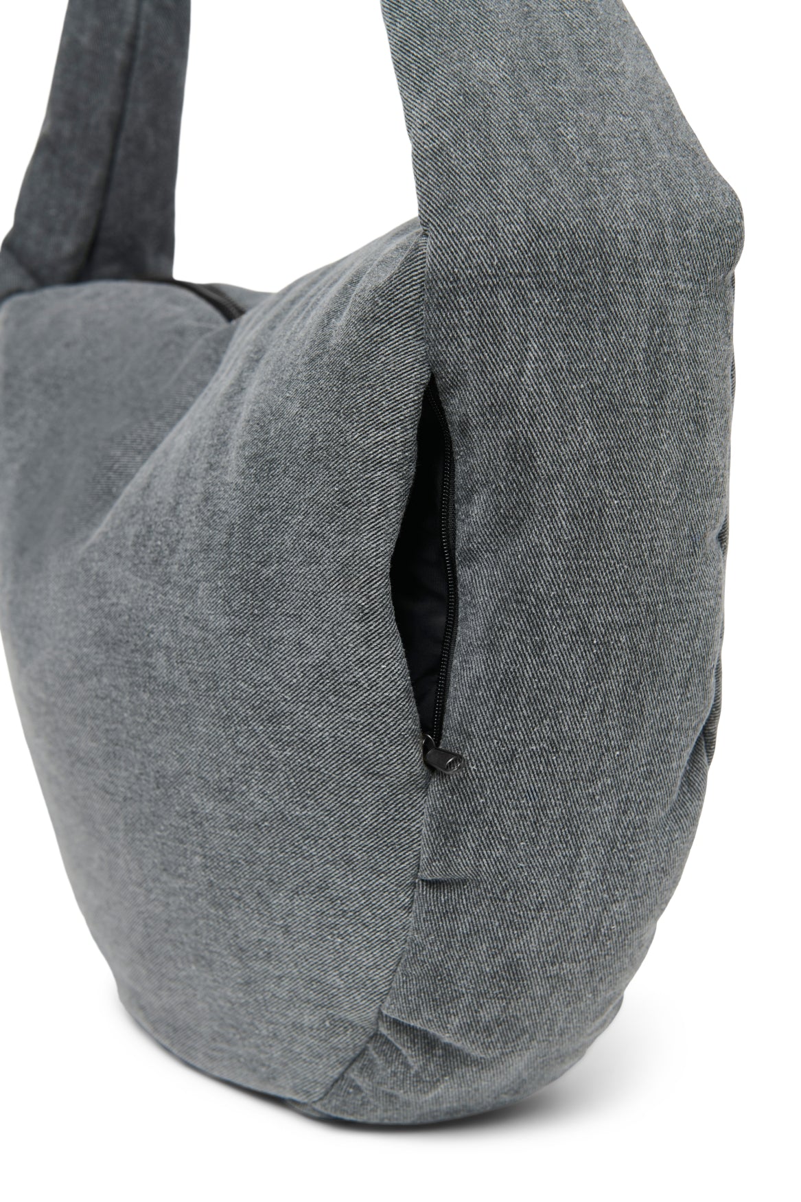 Denim Cross Body Bag | Grey - Image 6