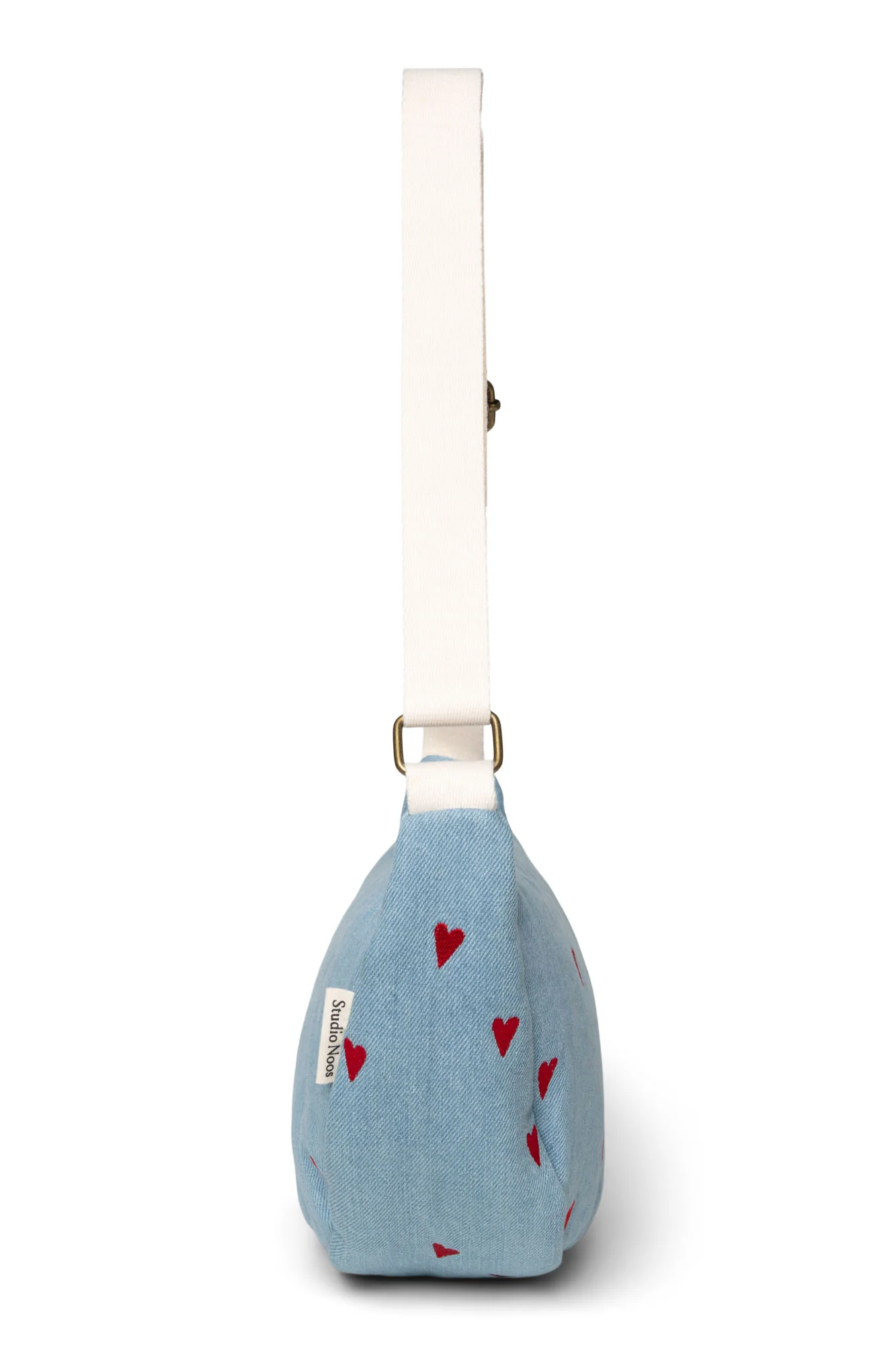 Denim Adult Fanny Pack | Blue Hearts - Image 4