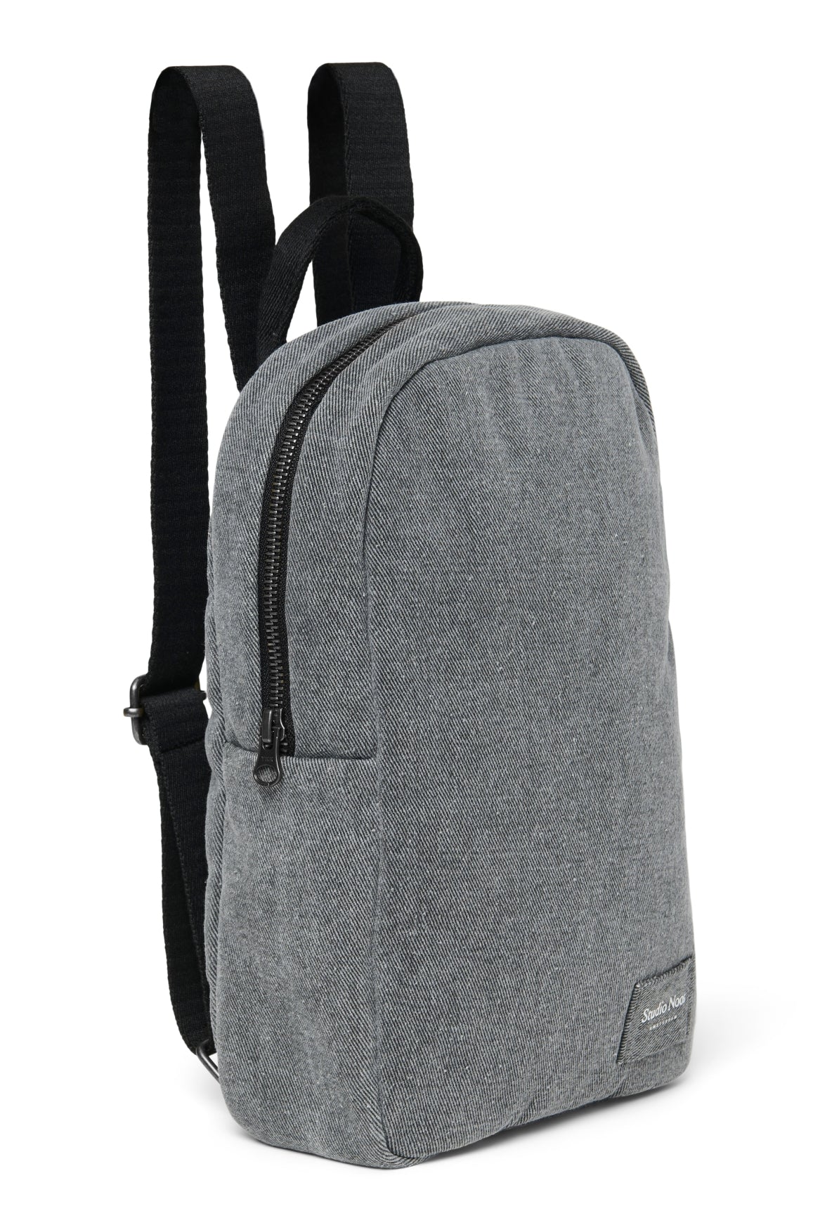 Denim Mini Backpack | Grey - Image 3