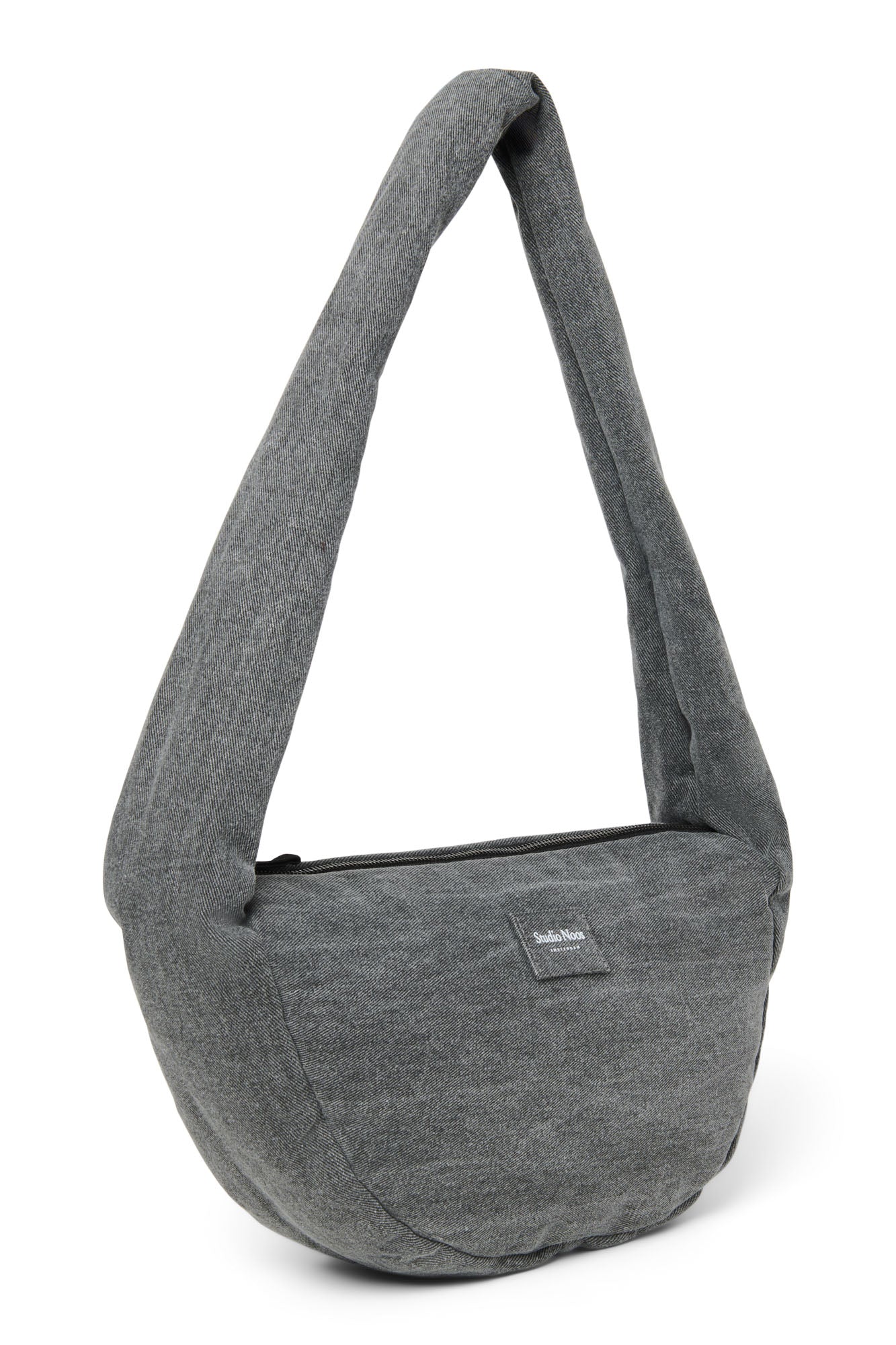 Denim Mini Cross Body Bag | Grey - Image 3
