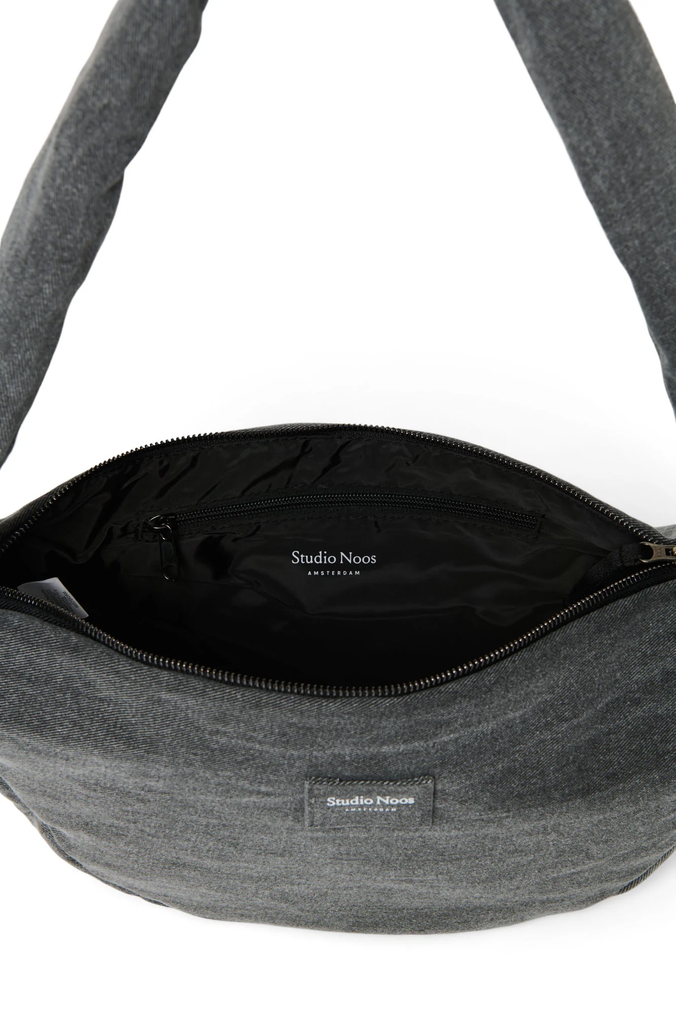Denim Mini Cross Body Bag | Grey - Image 5