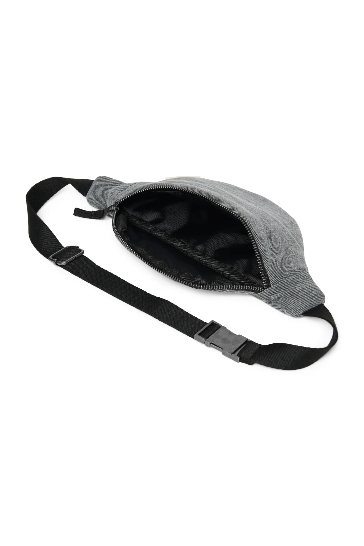 Denim Mini Fanny Pack | Grey - Image 3