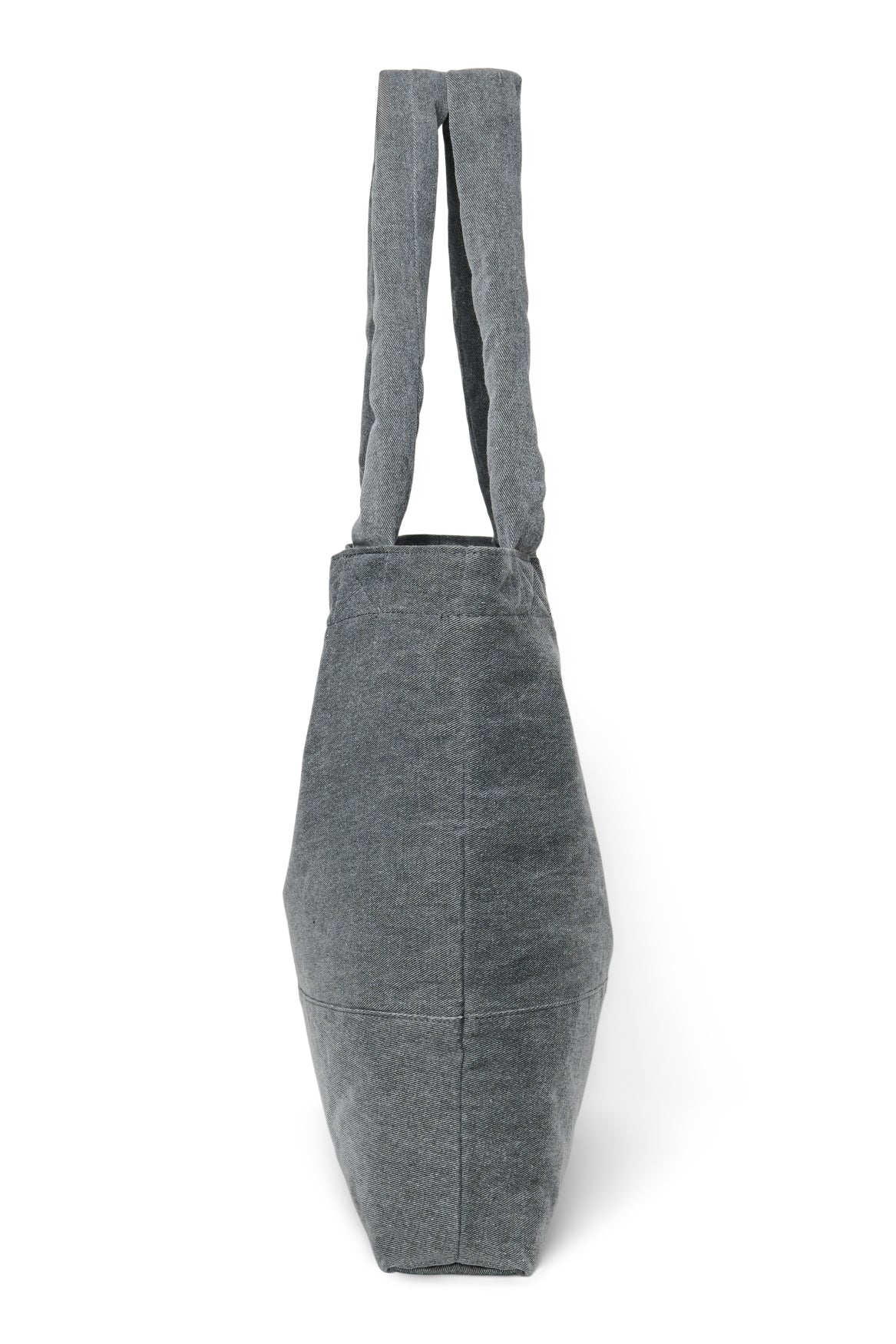 Denim Mom Bag | Grey - Image 4