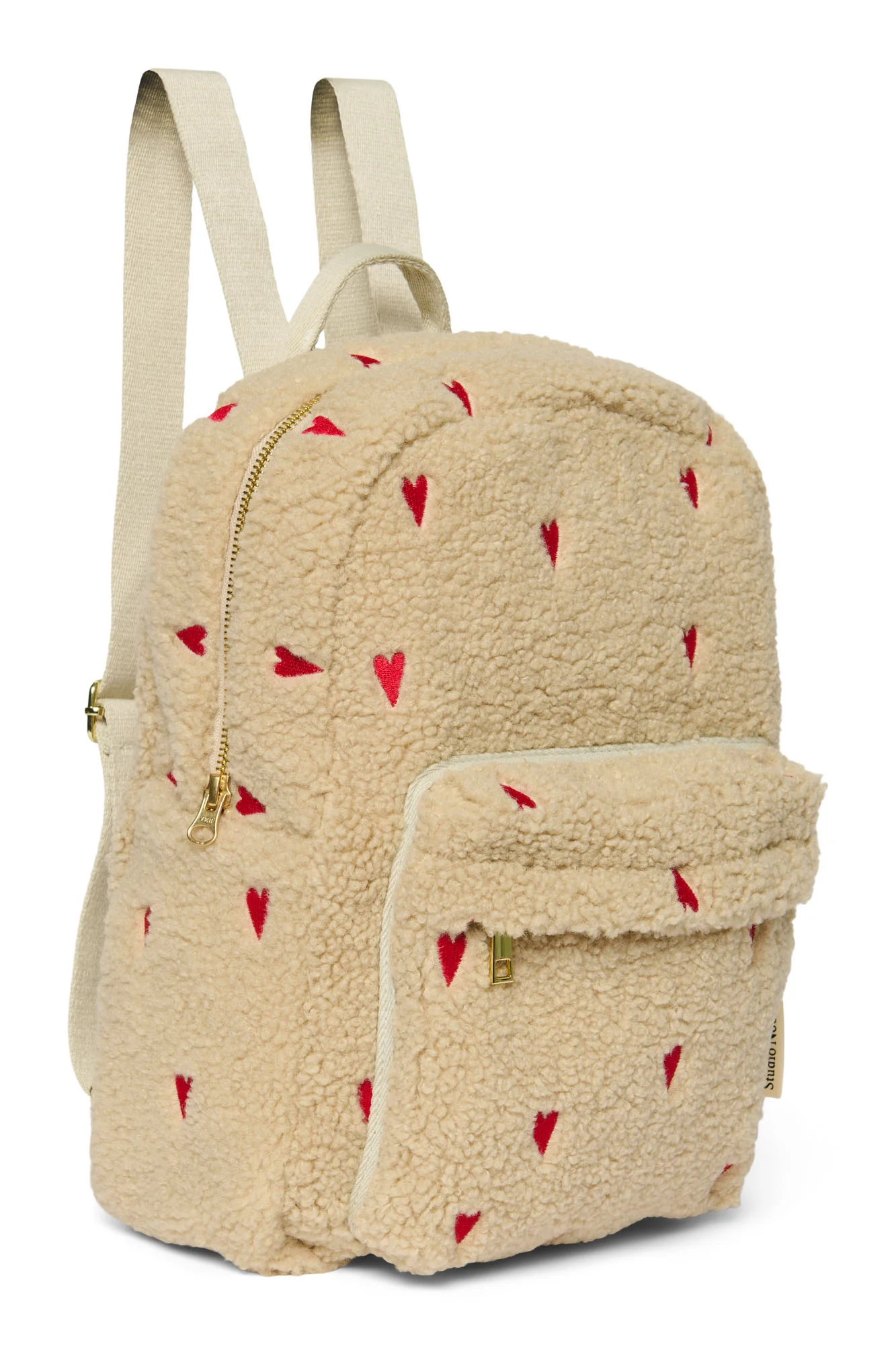 Teddy Midi Backpack | Ecru Hearts - Image 6