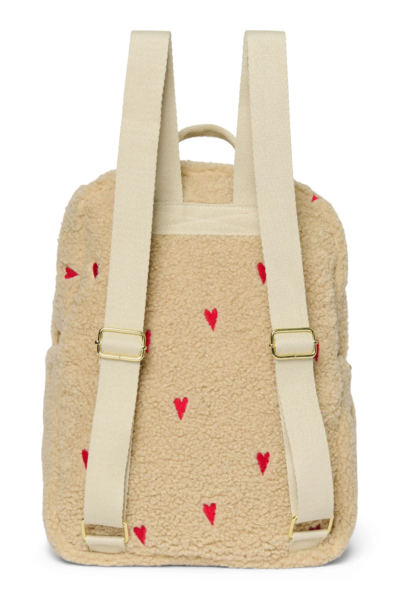 Teddy Midi Backpack | Ecru Hearts - Image 7
