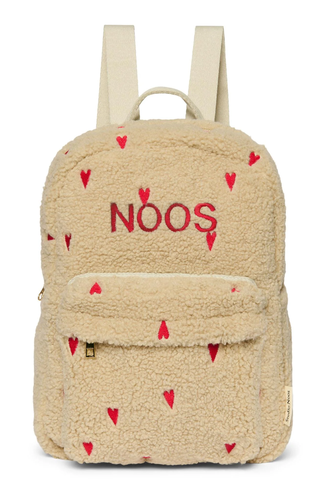 Teddy Midi Backpack | Ecru Hearts - Image 8