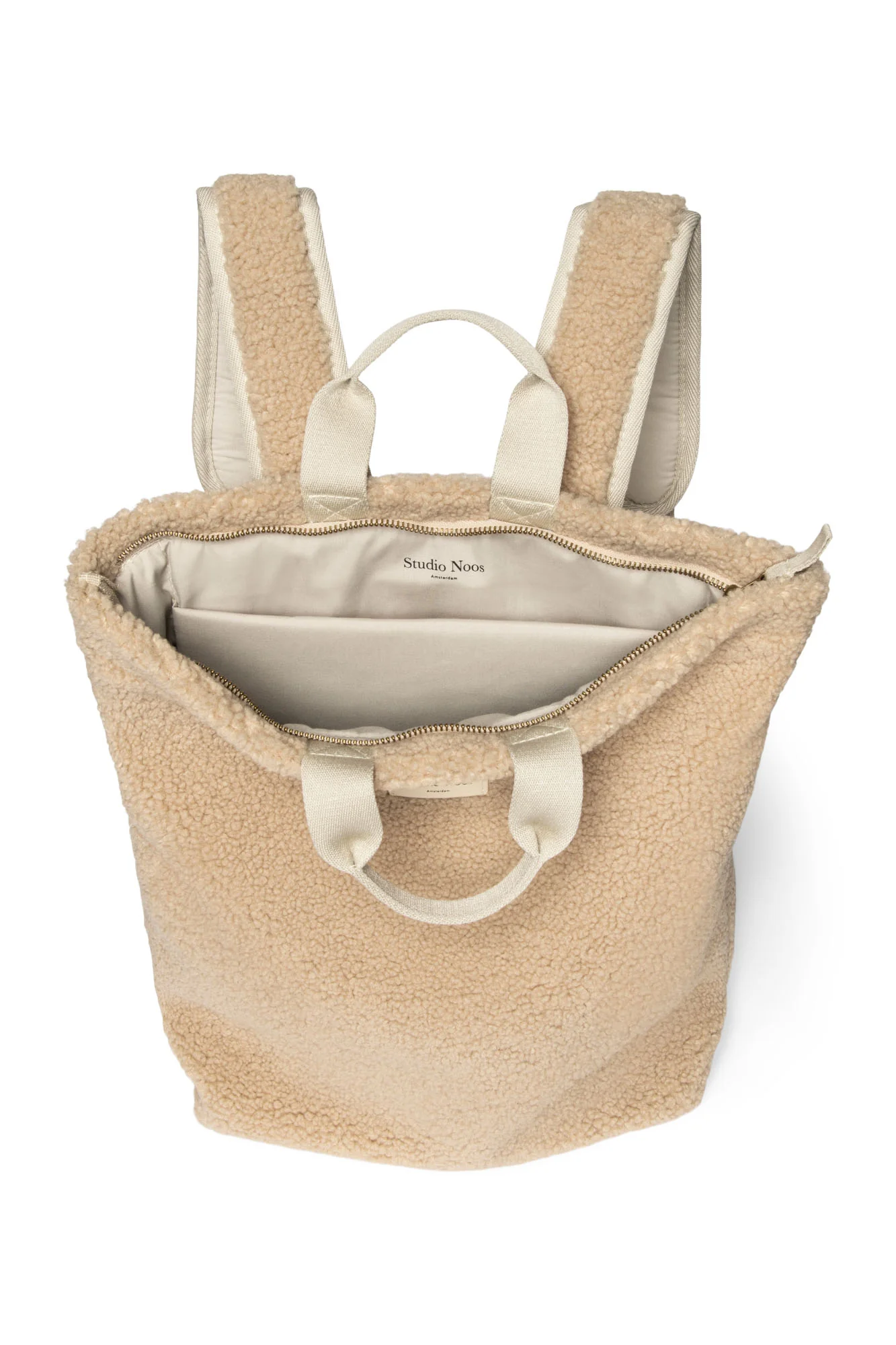 Teddy Adult Backpack | Ecru - Image 5