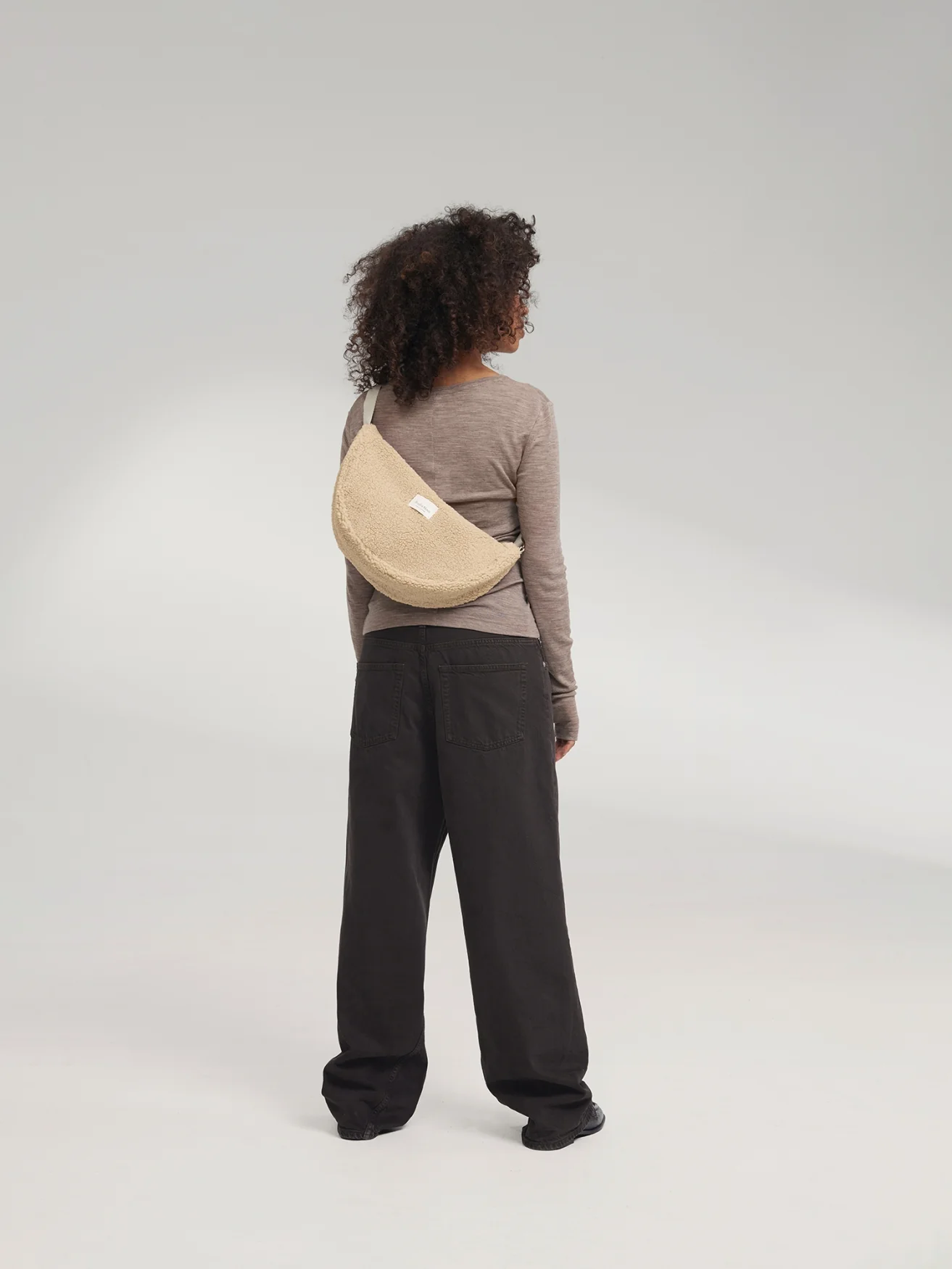 Teddy Adult Fanny Pack | Ecru - Image 8