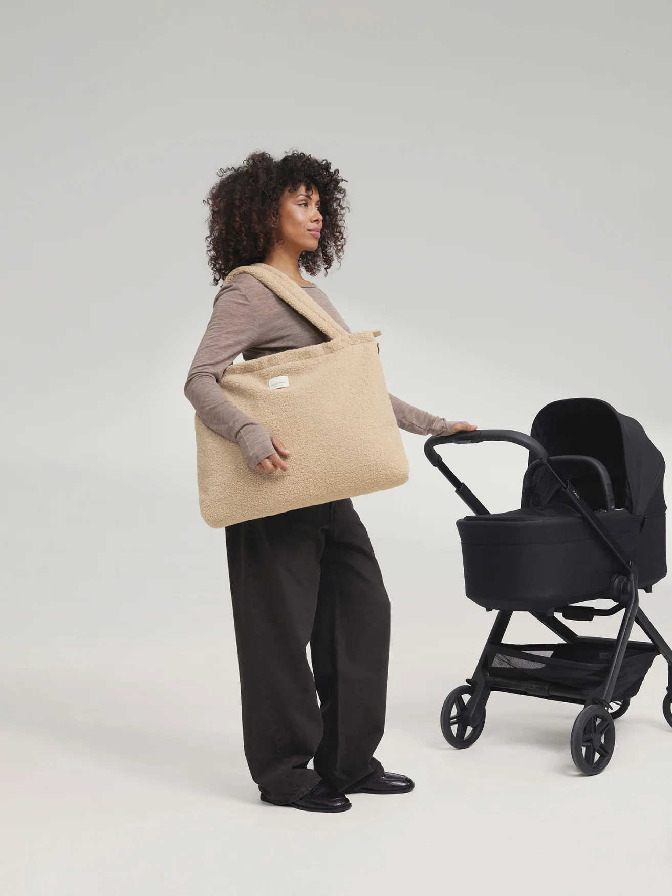 Teddy Diaper Bag | Ecru - Image 11