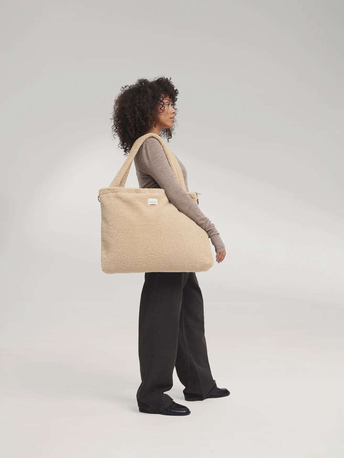 Teddy Diaper Bag | Ecru - Image 3