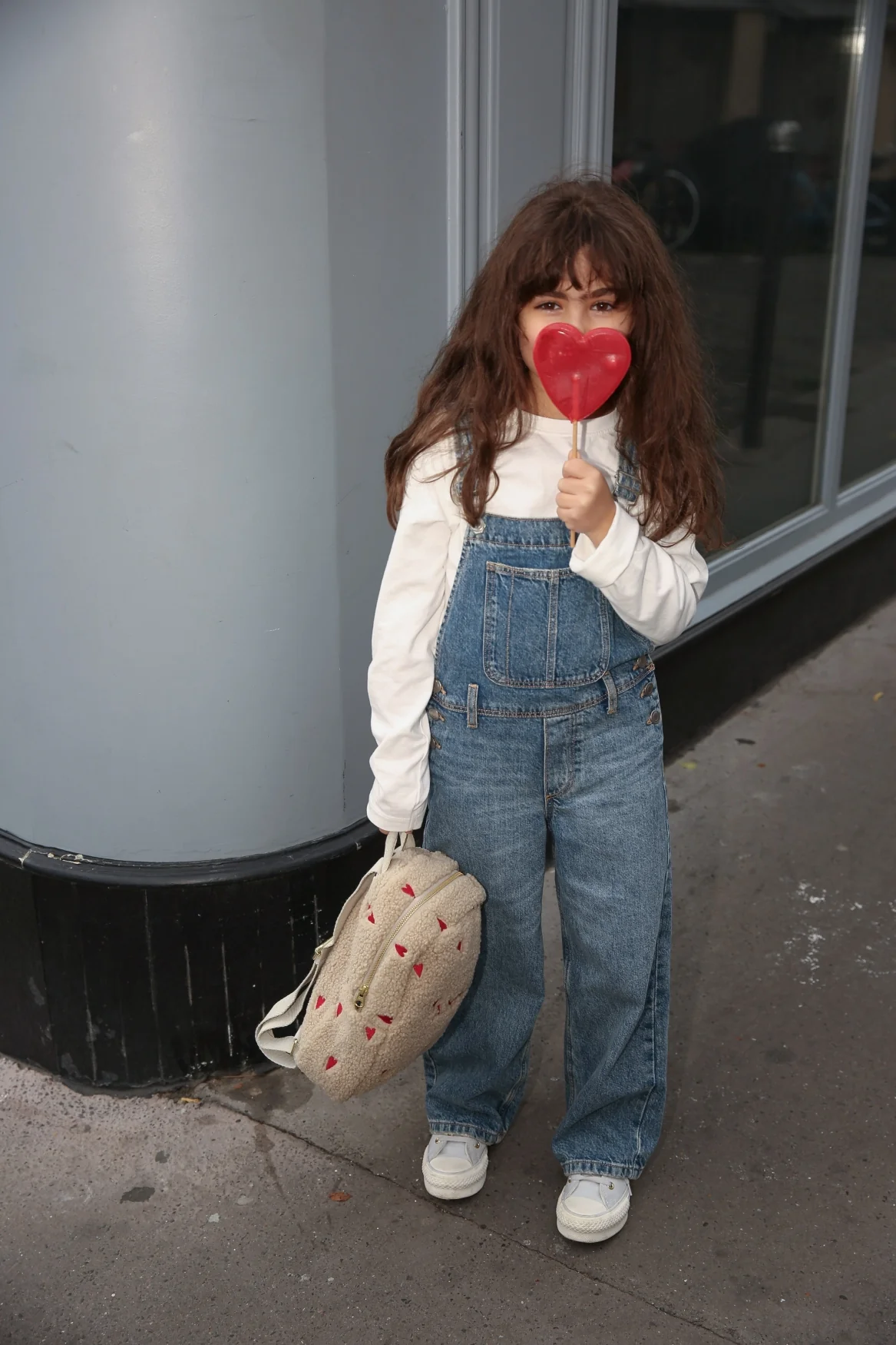 Teddy Mini Backpack | Ecru Hearts - Image 3