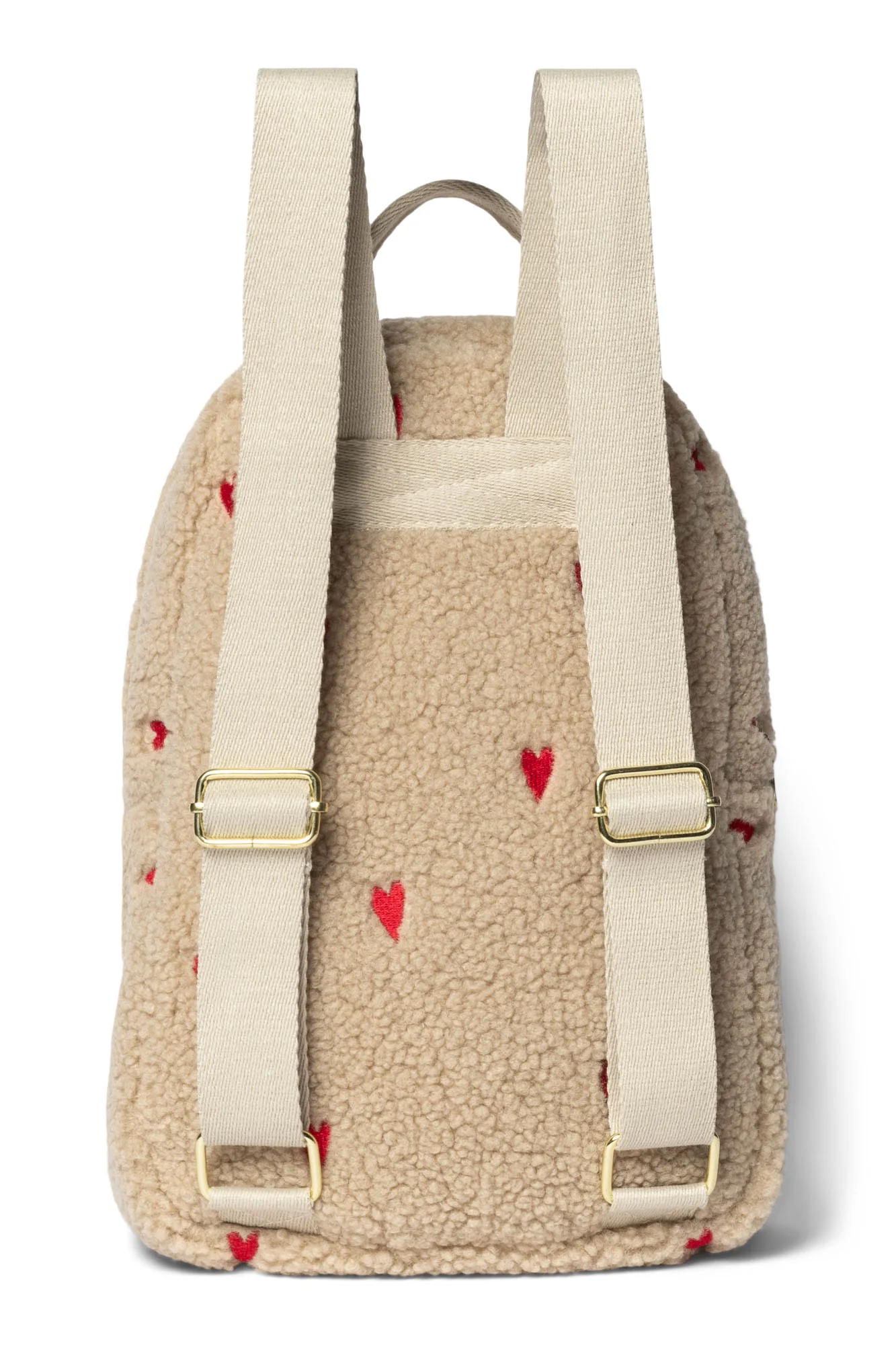Teddy Mini Backpack | Ecru Hearts - Image 6