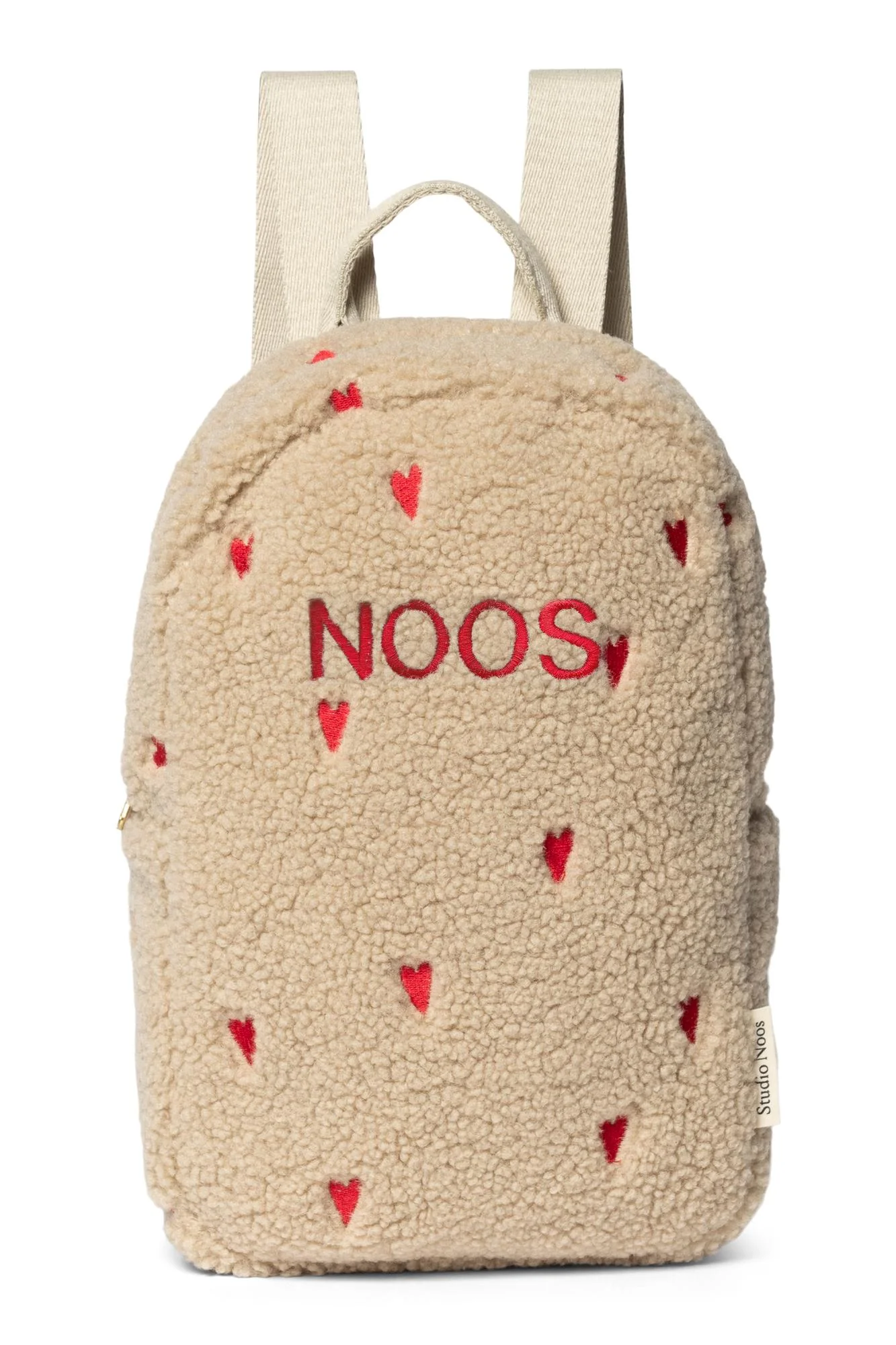 Teddy Mini Backpack | Ecru Hearts - Image 8