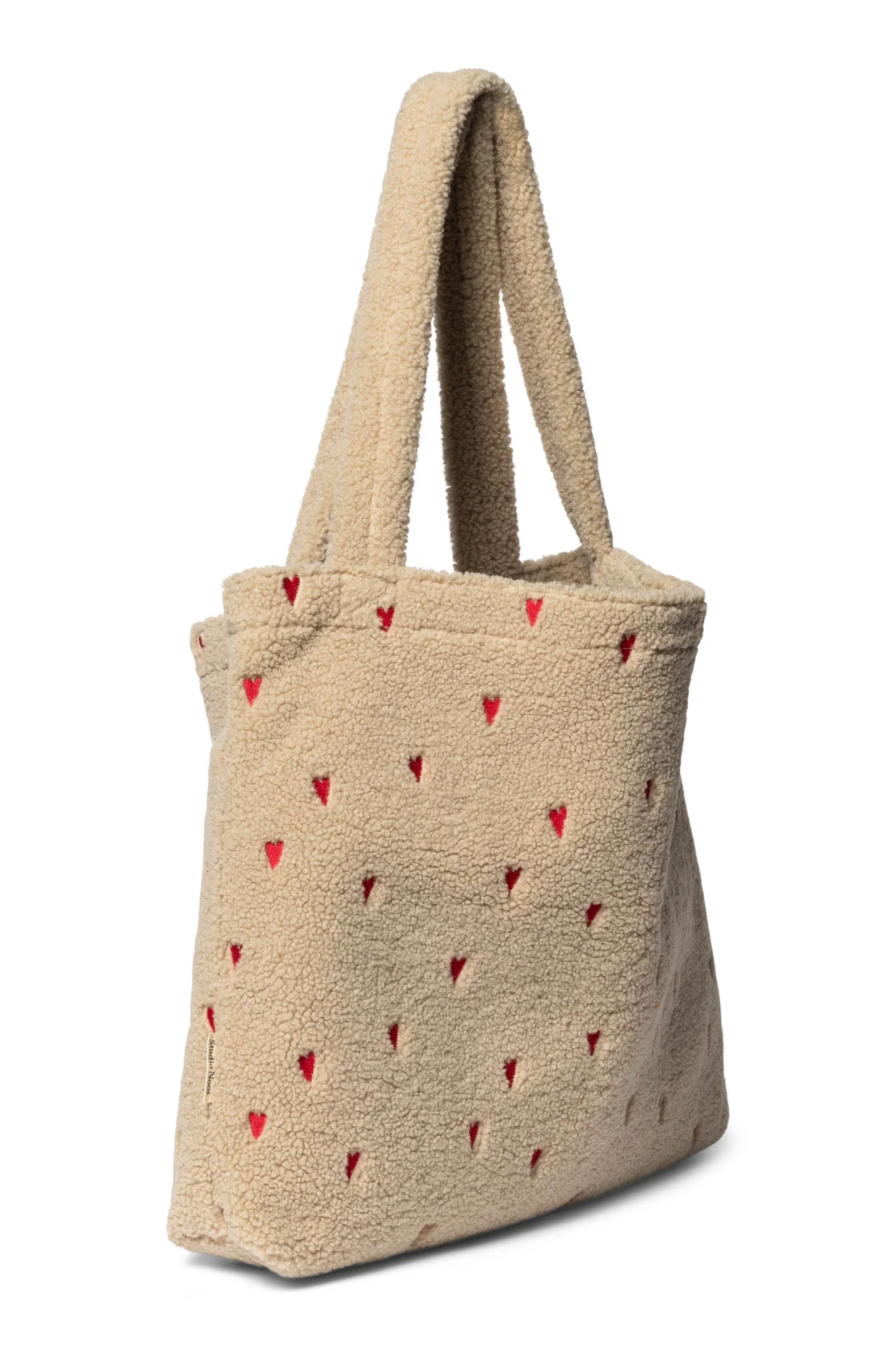 Teddy Mom Bag | Ecru Hearts - Image 5