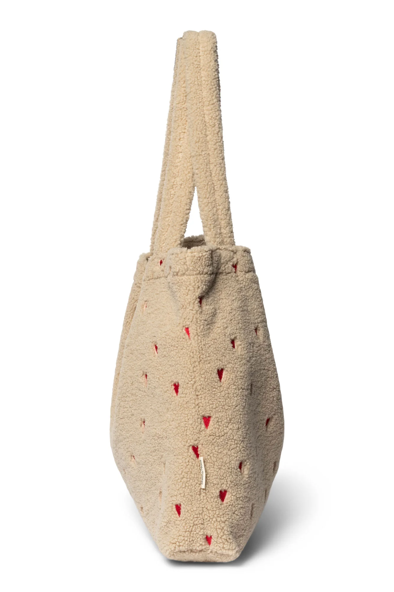 Teddy Mom Bag | Ecru Hearts - Image 6