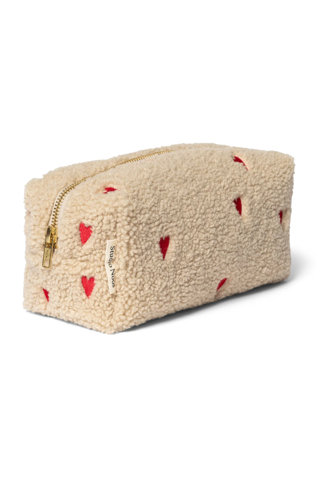 Teddy Pouch | Ecru Hearts - Image 3