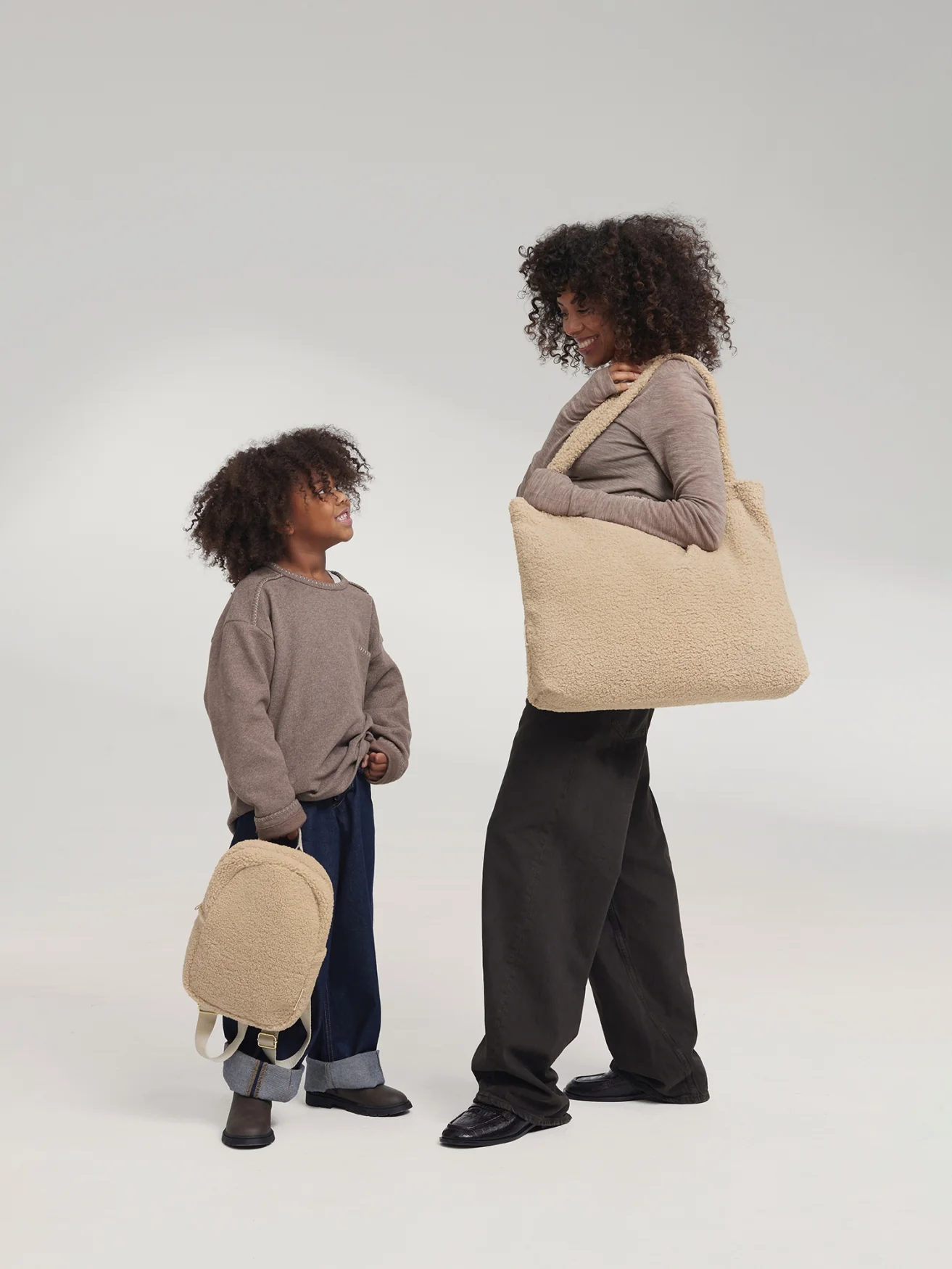 Teddy Mini Backpack | Ecru - Image 9