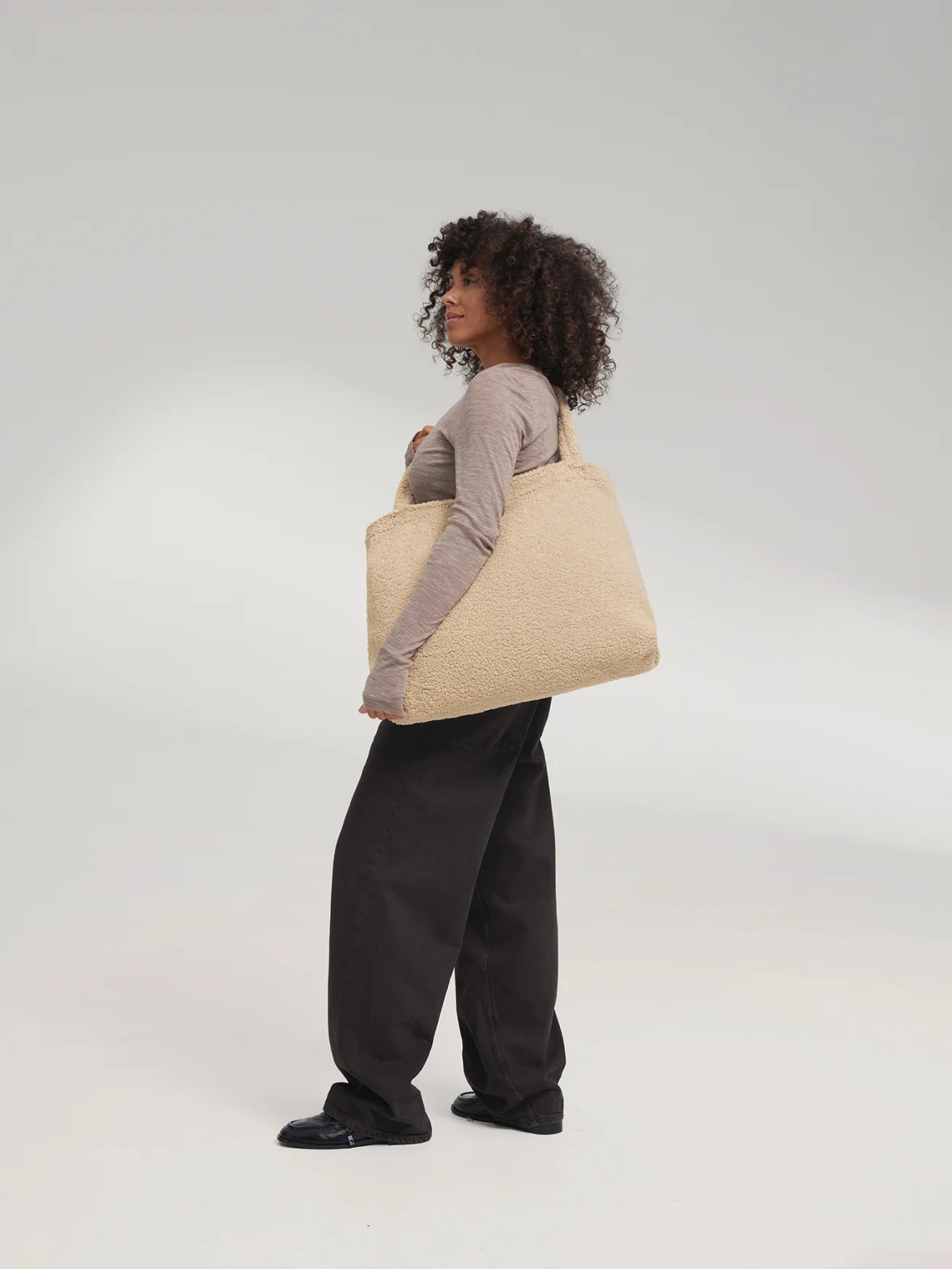 Teddy Mom Bag | Ecru - Image 8