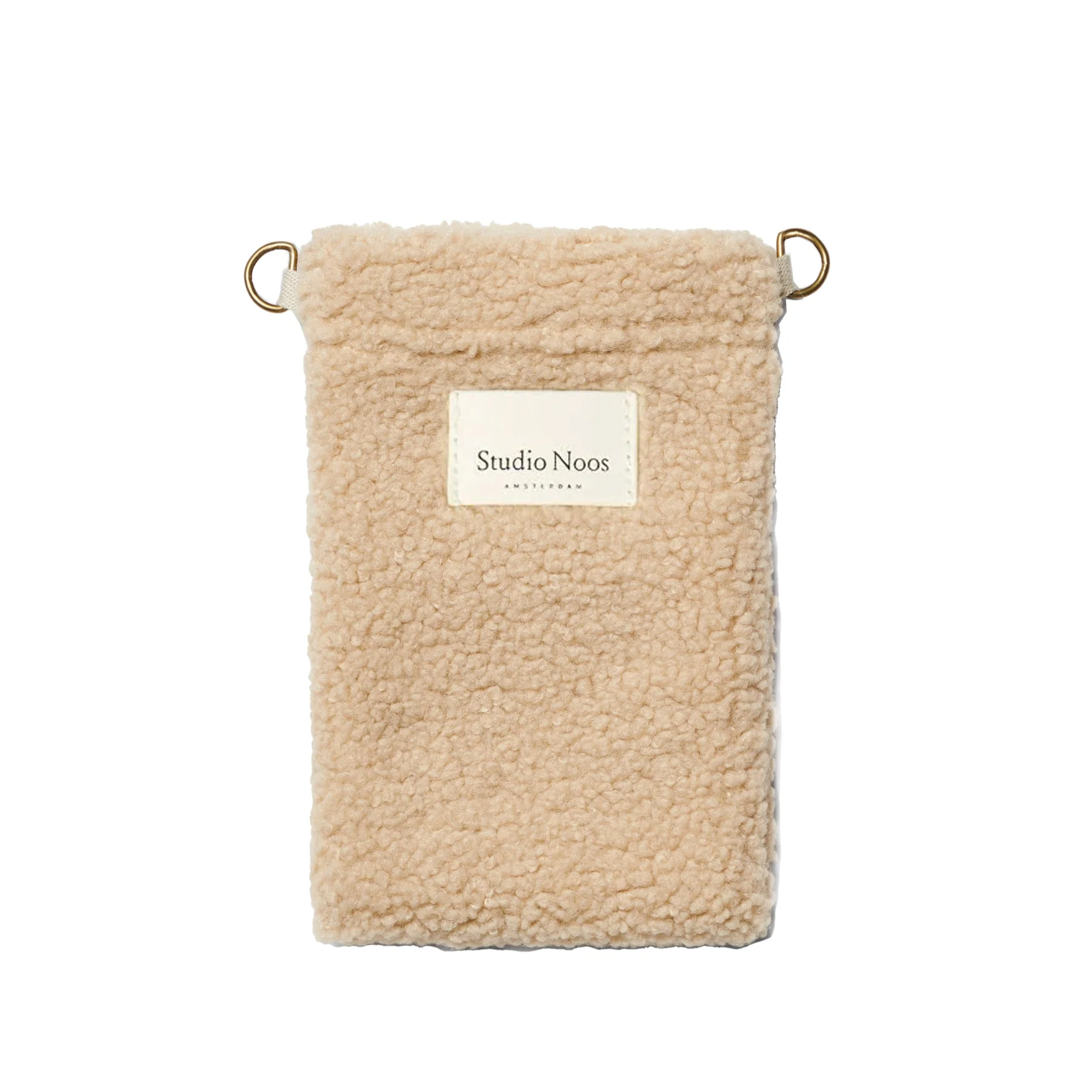 Teddy Phone Bag | Ecru