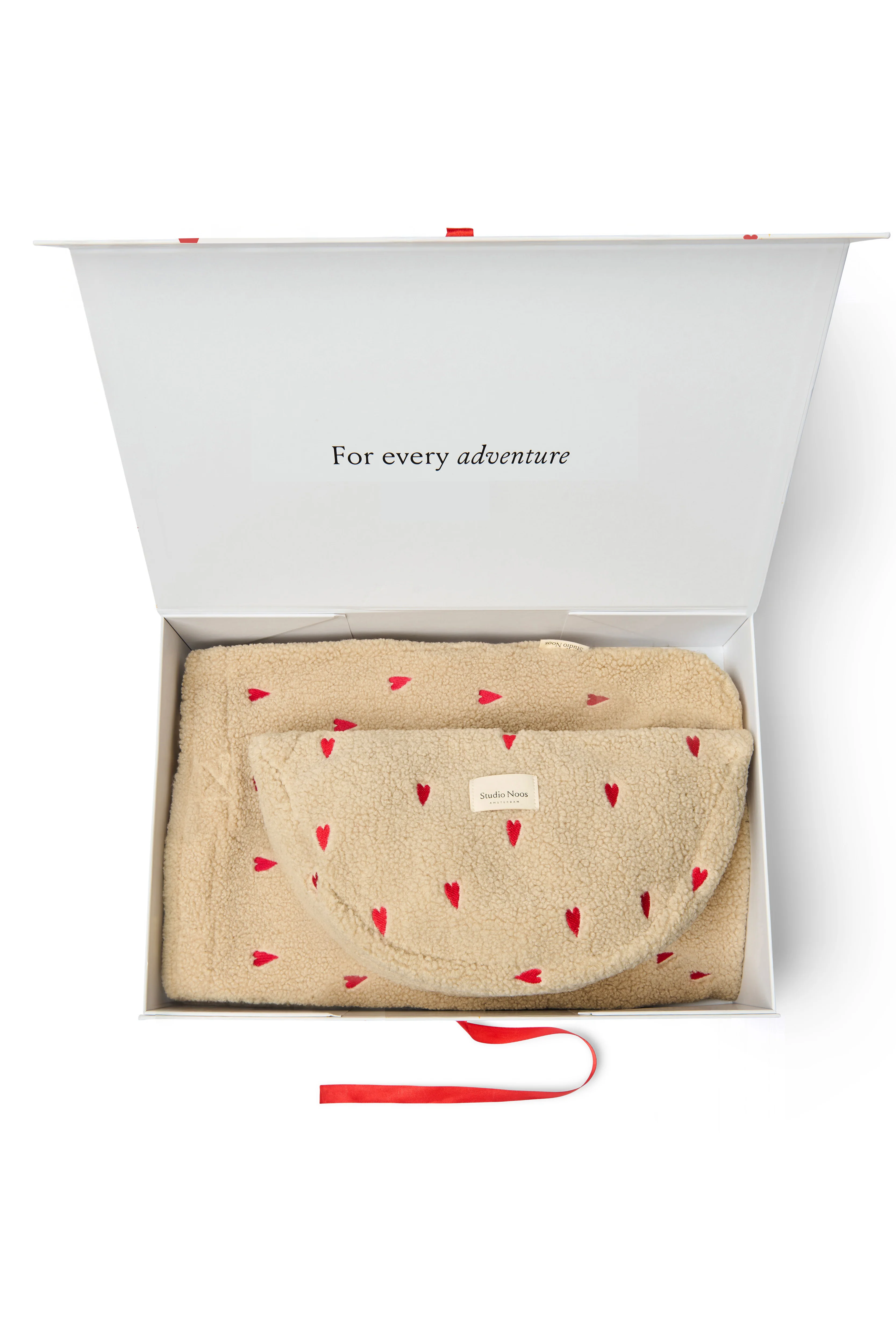 Essentials Teddy Gift Set | Ecru Hearts