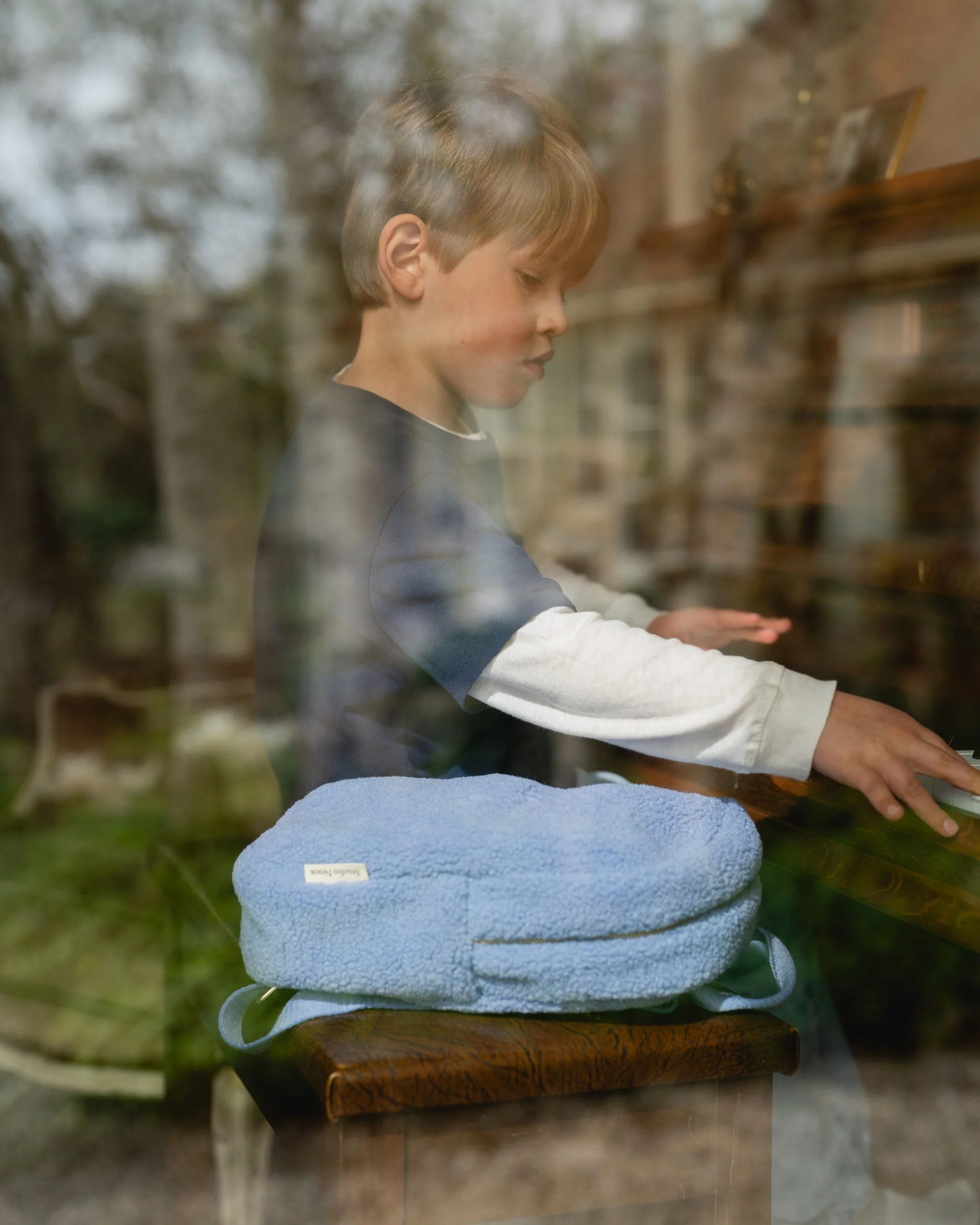Teddy Mini Backpack | Light Blue - Image 4