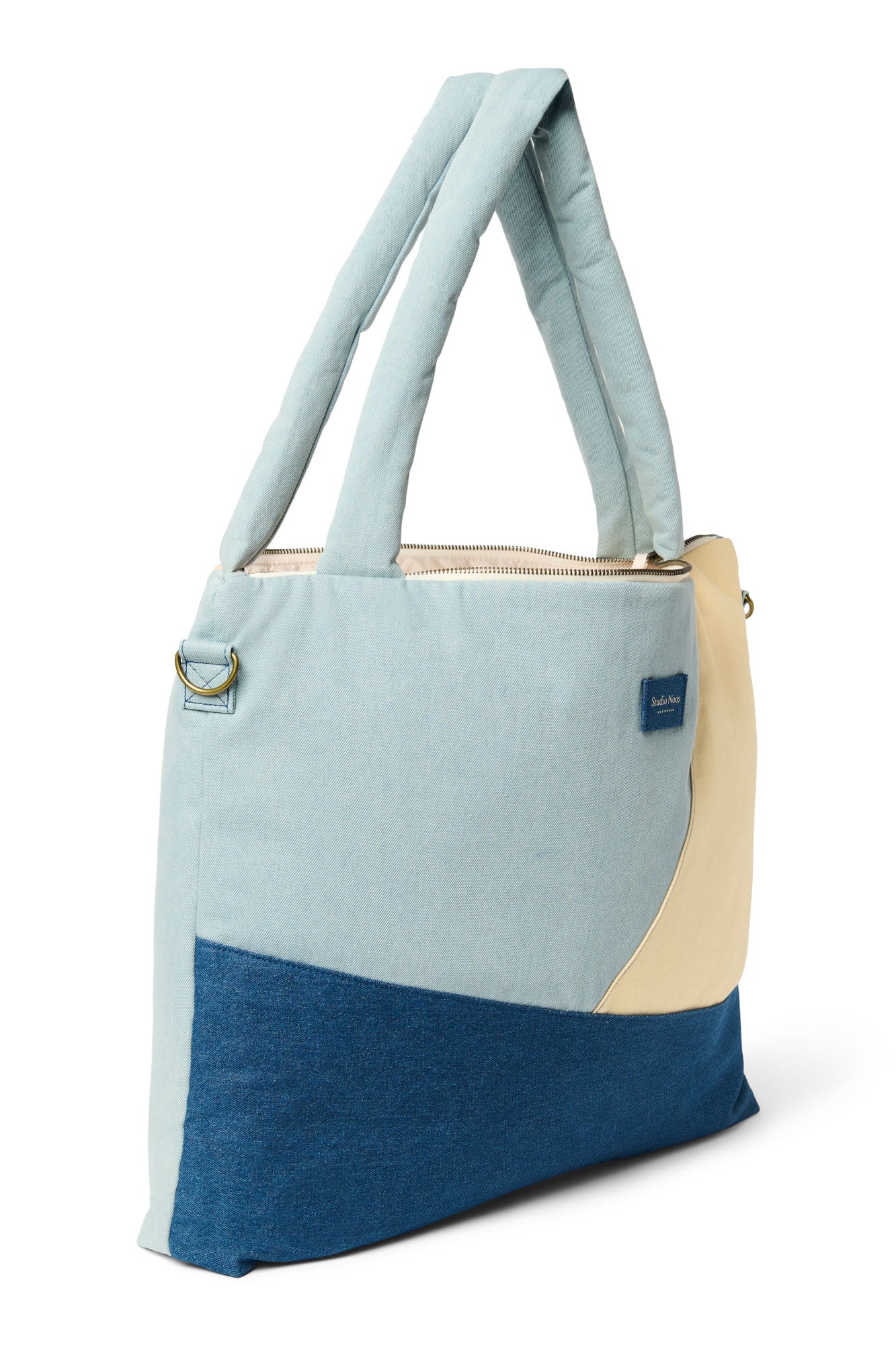 Patchwork Diaper Bag | Denim - Image 2