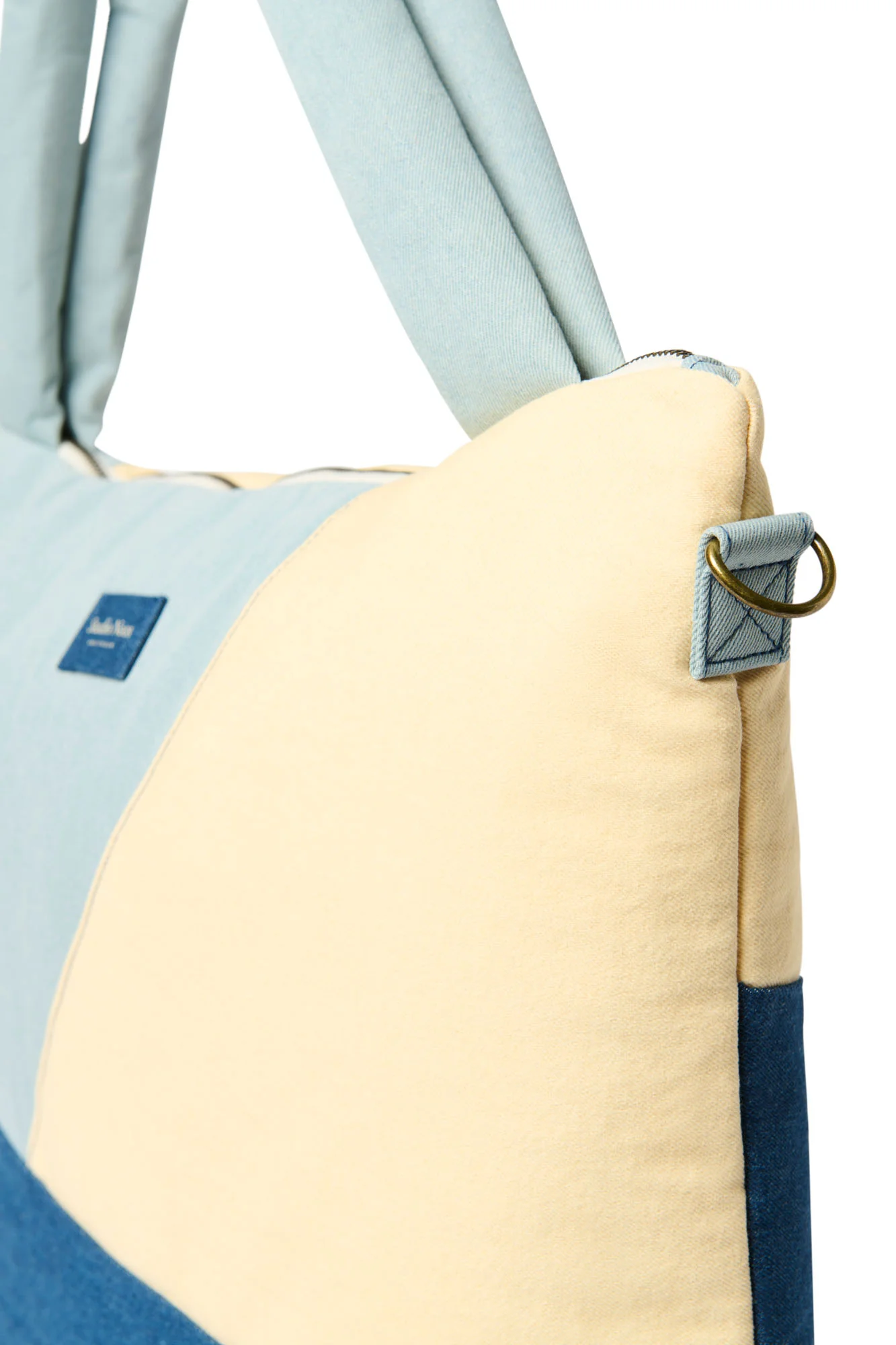 Patchwork Diaper Bag | Denim - Image 5