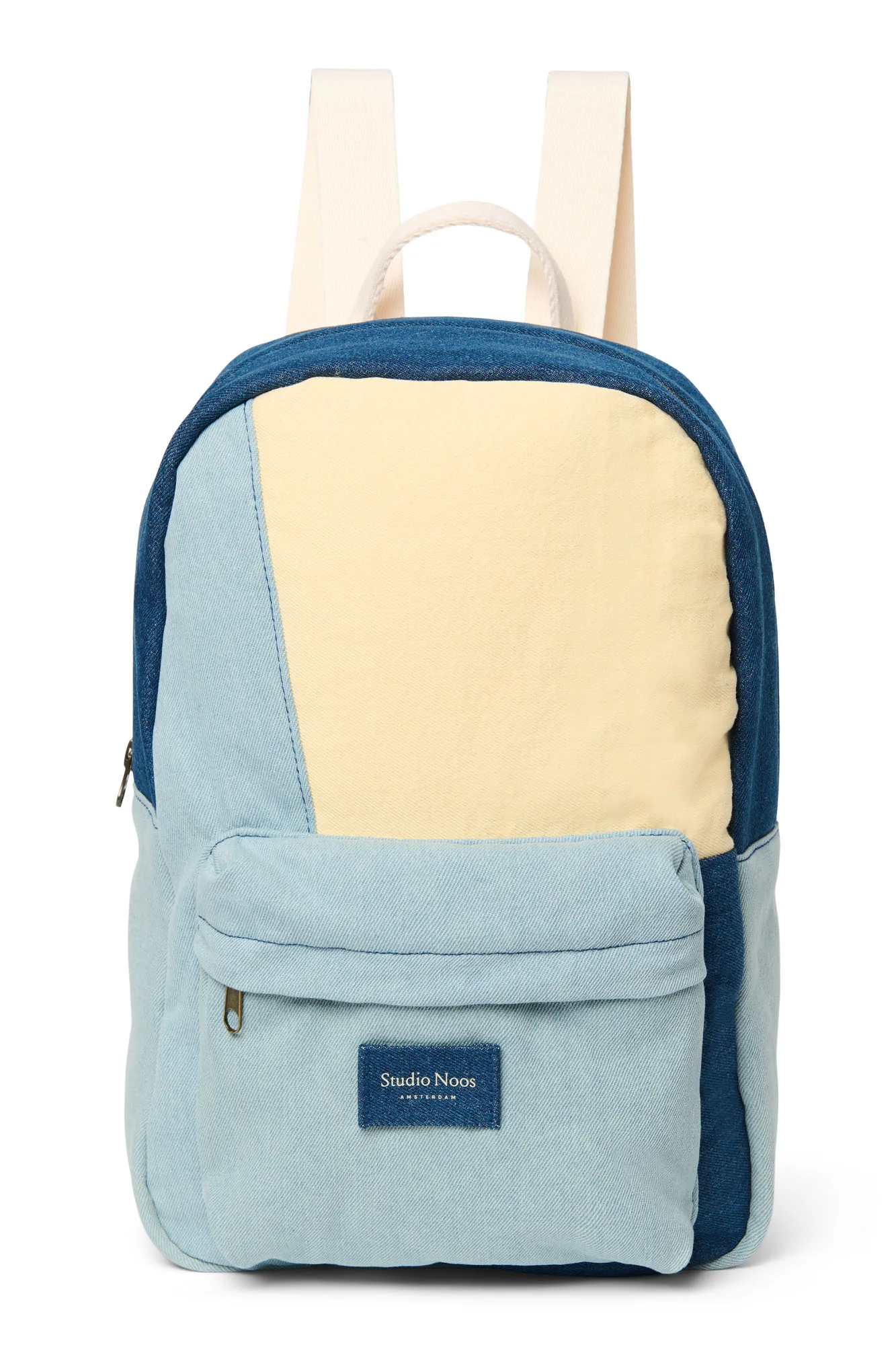 Patchwork Midi Backpack | Denim
