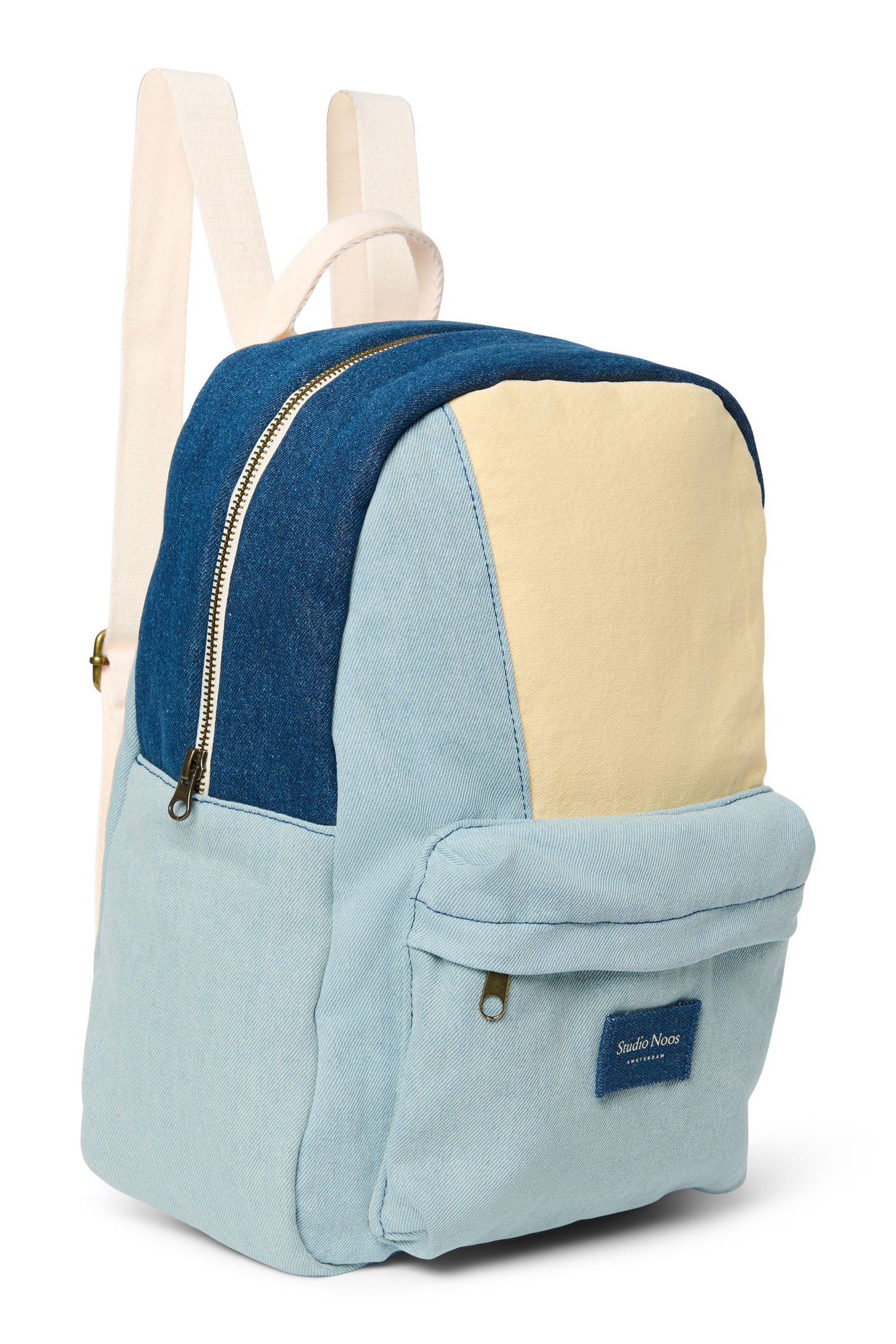 Patchwork Midi Backpack | Denim - Image 3