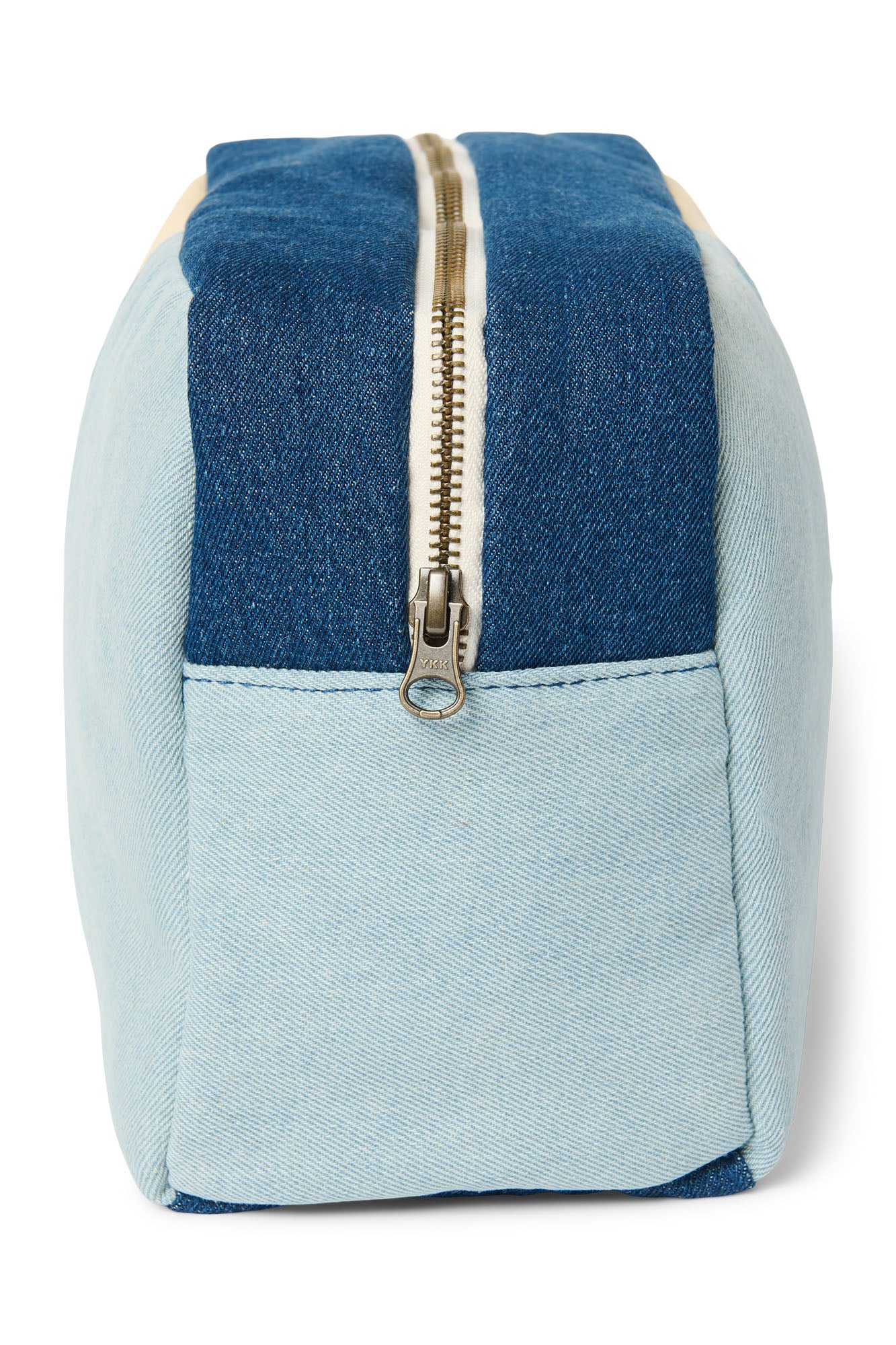 Patchwork Toiletry Bag | Denim - Image 3